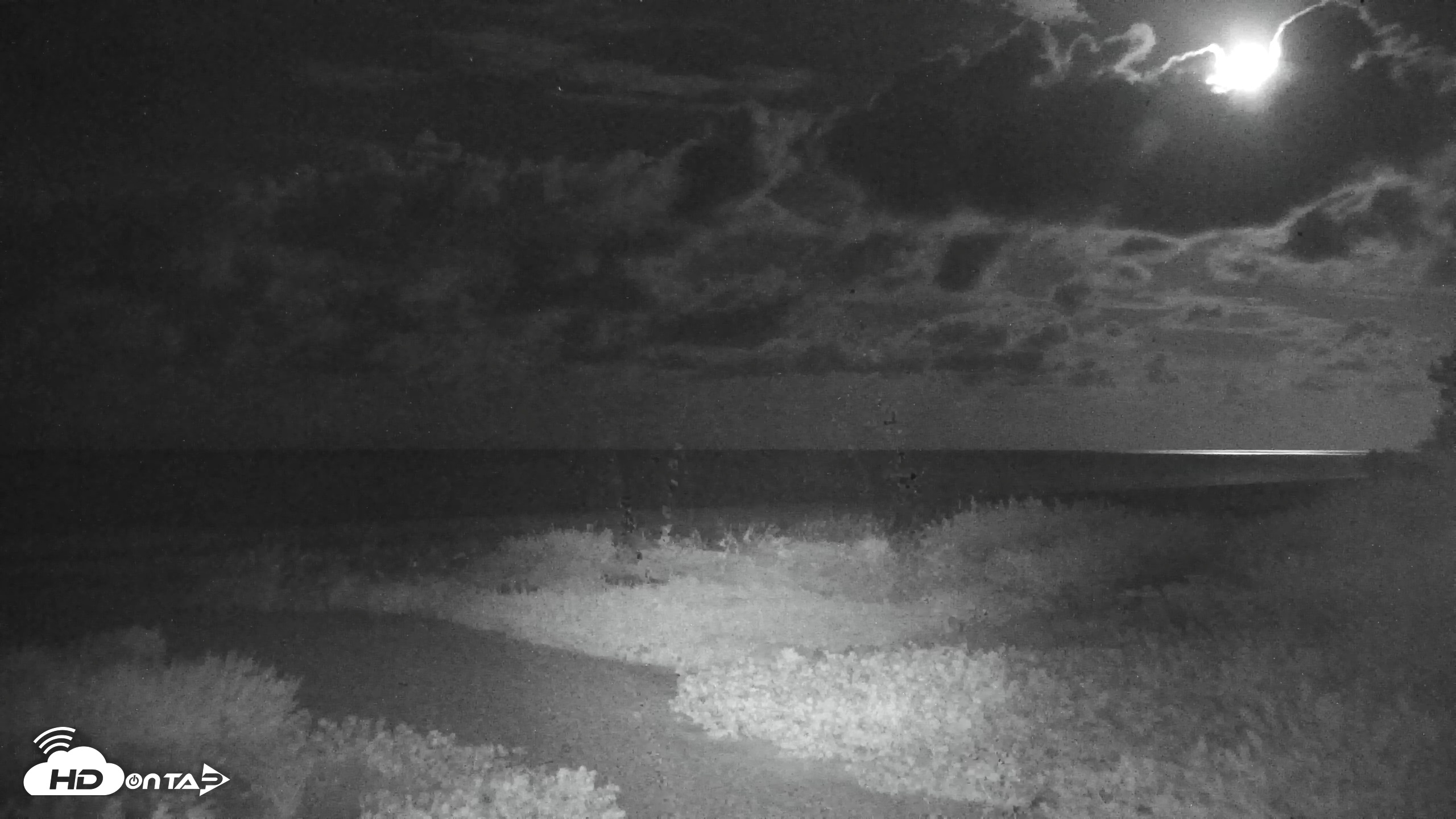 Snapshot of Sanibel Island Florida Live Beach Webcam taken Aug 19, 2026, 11:01pm EDT