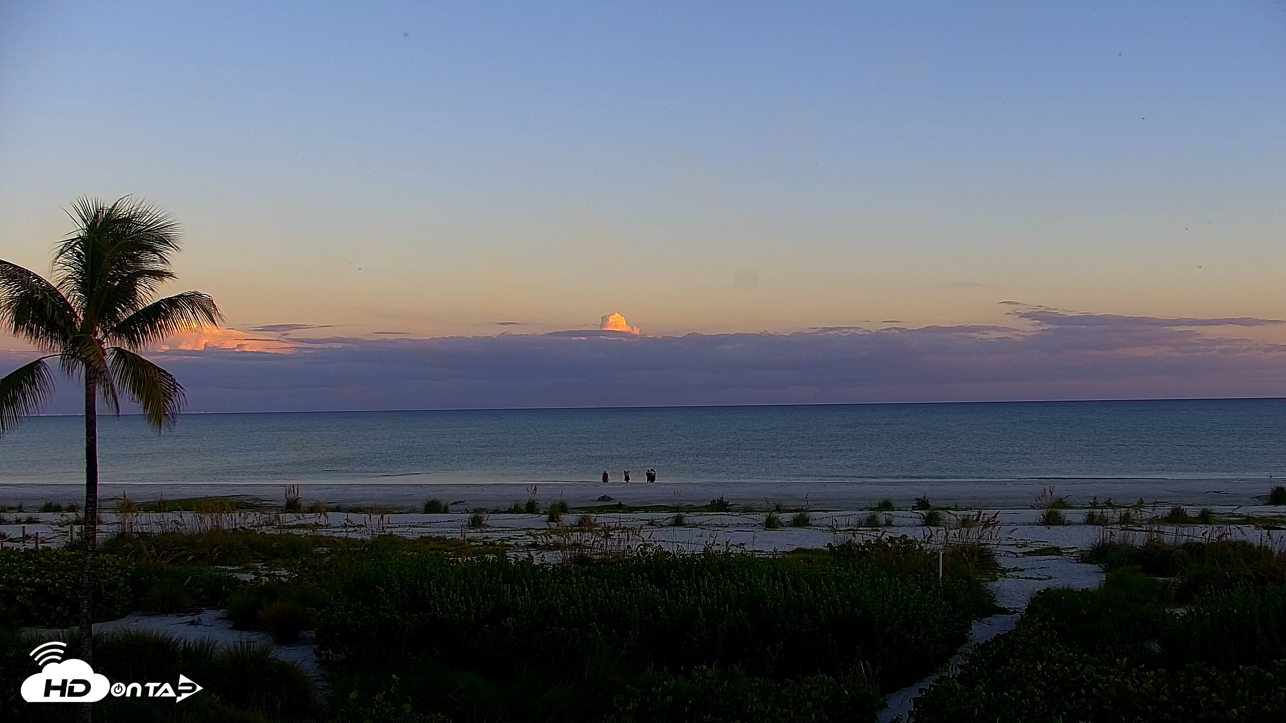 Snapshot of Sanibel Island Florida Live Beach Webcam taken Sep 24, 2026, 7:18pm EDT