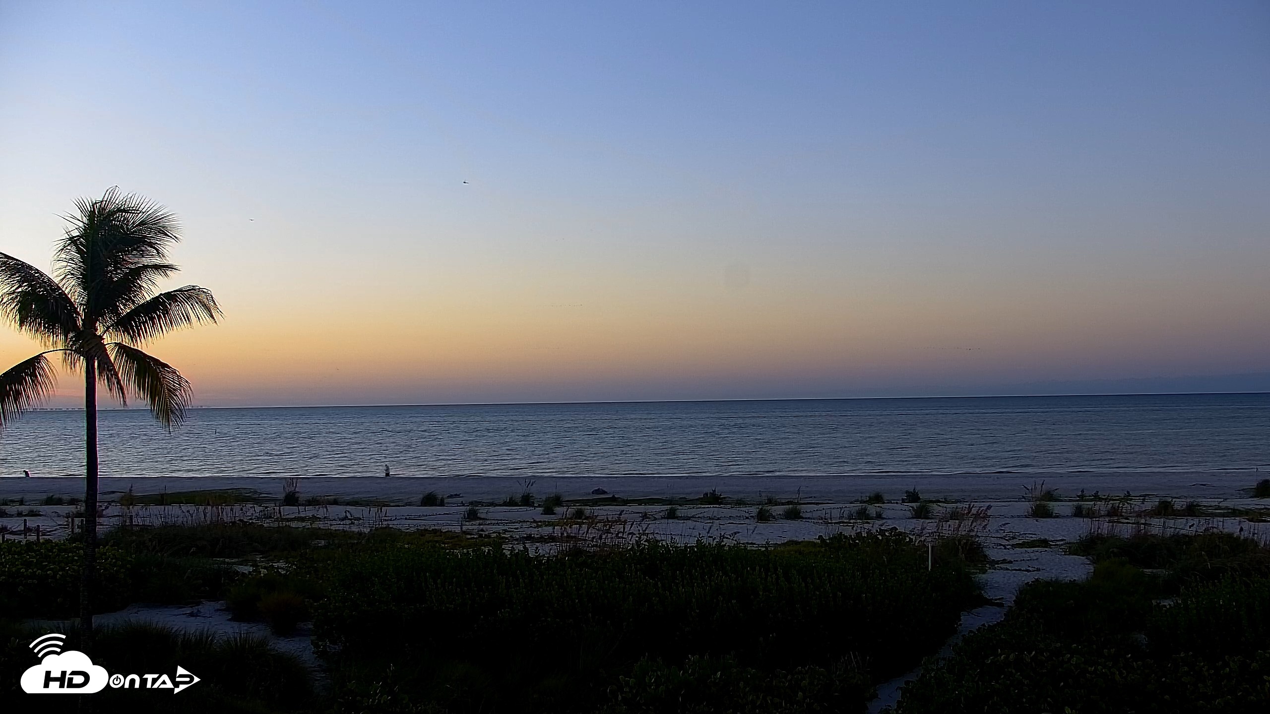 Snapshot of Sanibel Island Florida Live Beach Webcam taken Sep 27, 2026, 7:17am EDT