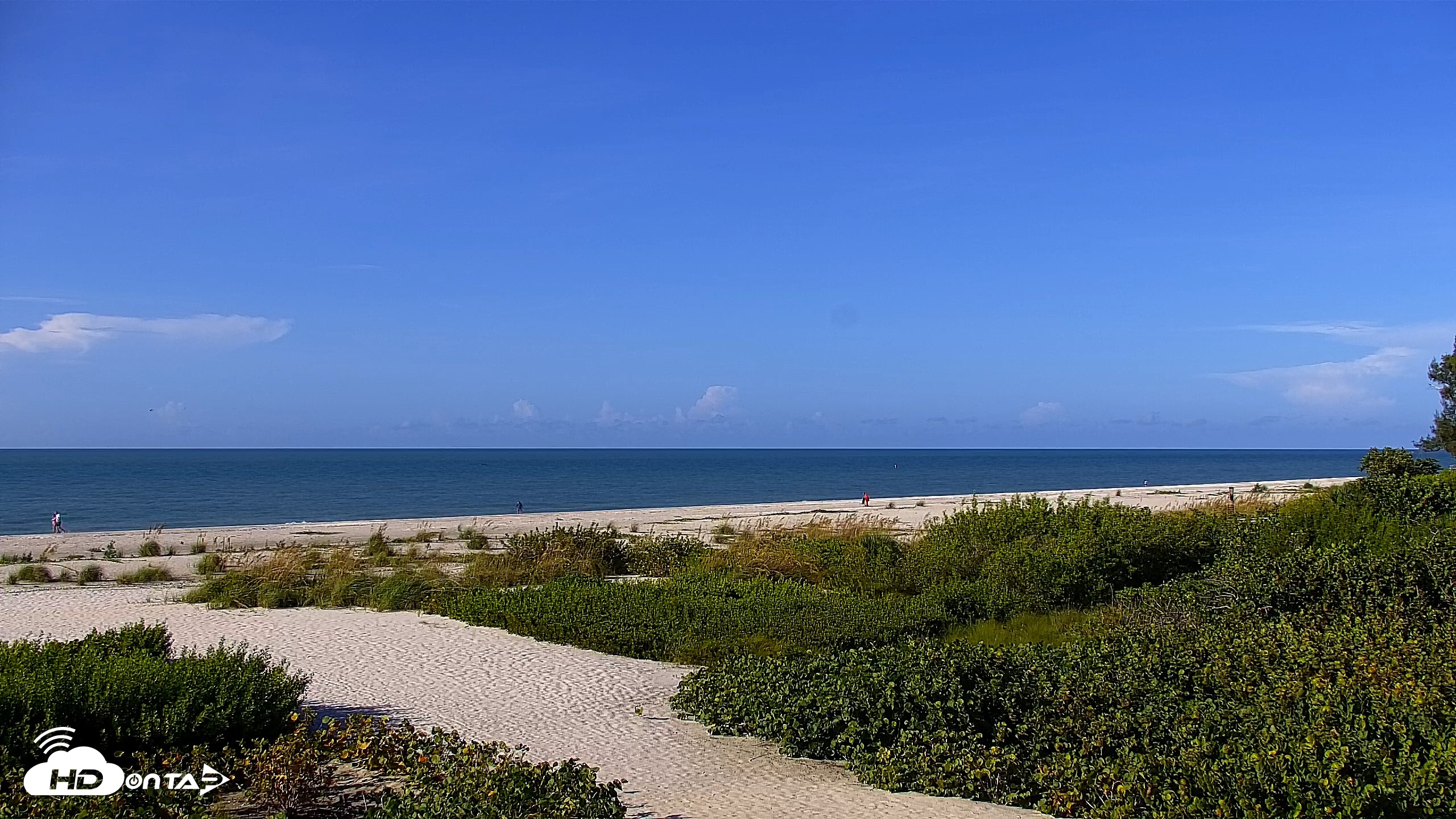 Snapshot of Sanibel Island Florida Live Beach Webcam taken Sep 11, 2026, 9:10am EDT
