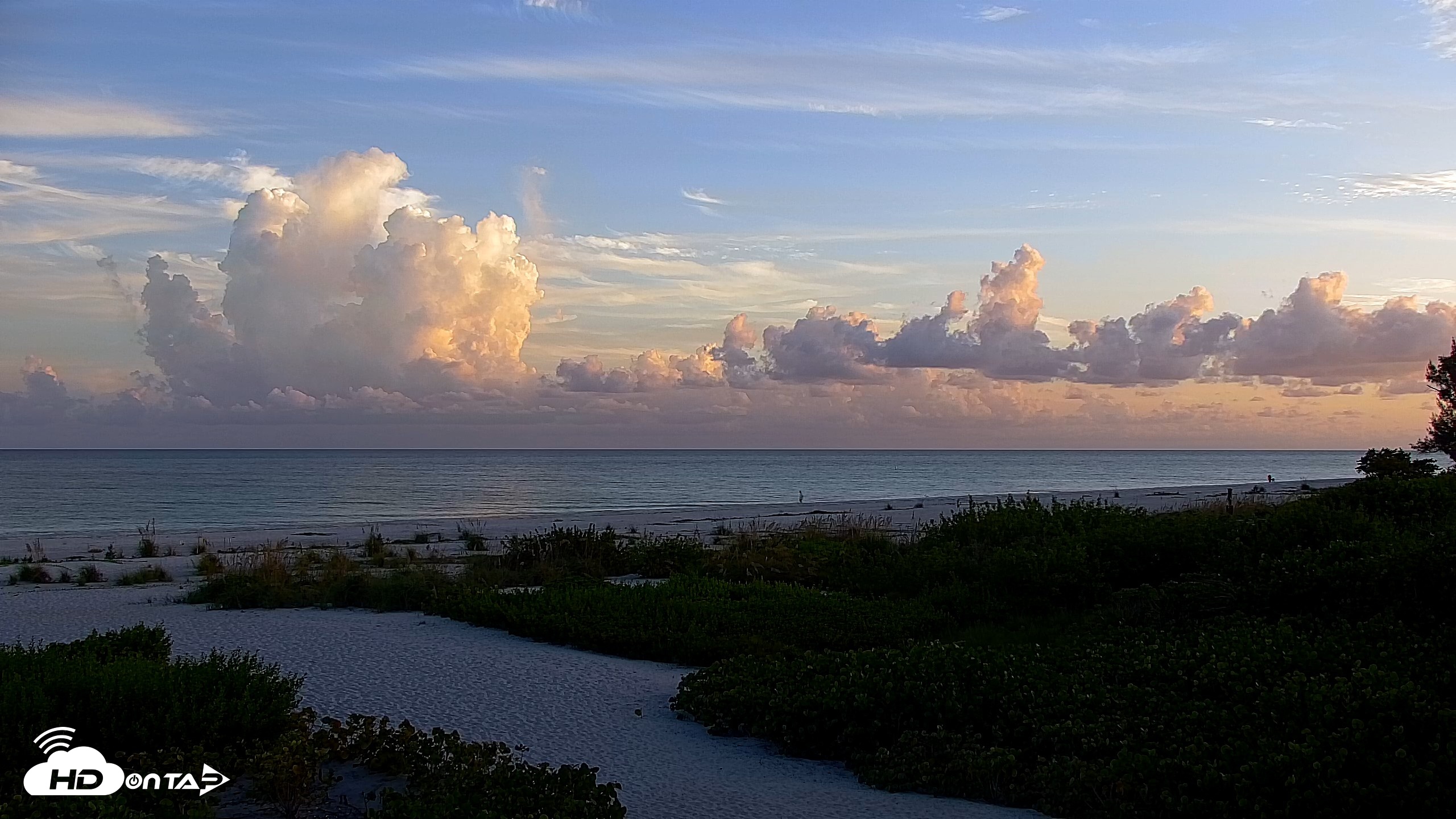 Snapshot of Sanibel Island Florida Live Beach Webcam taken Aug 19, 2026, 7:50pm EDT