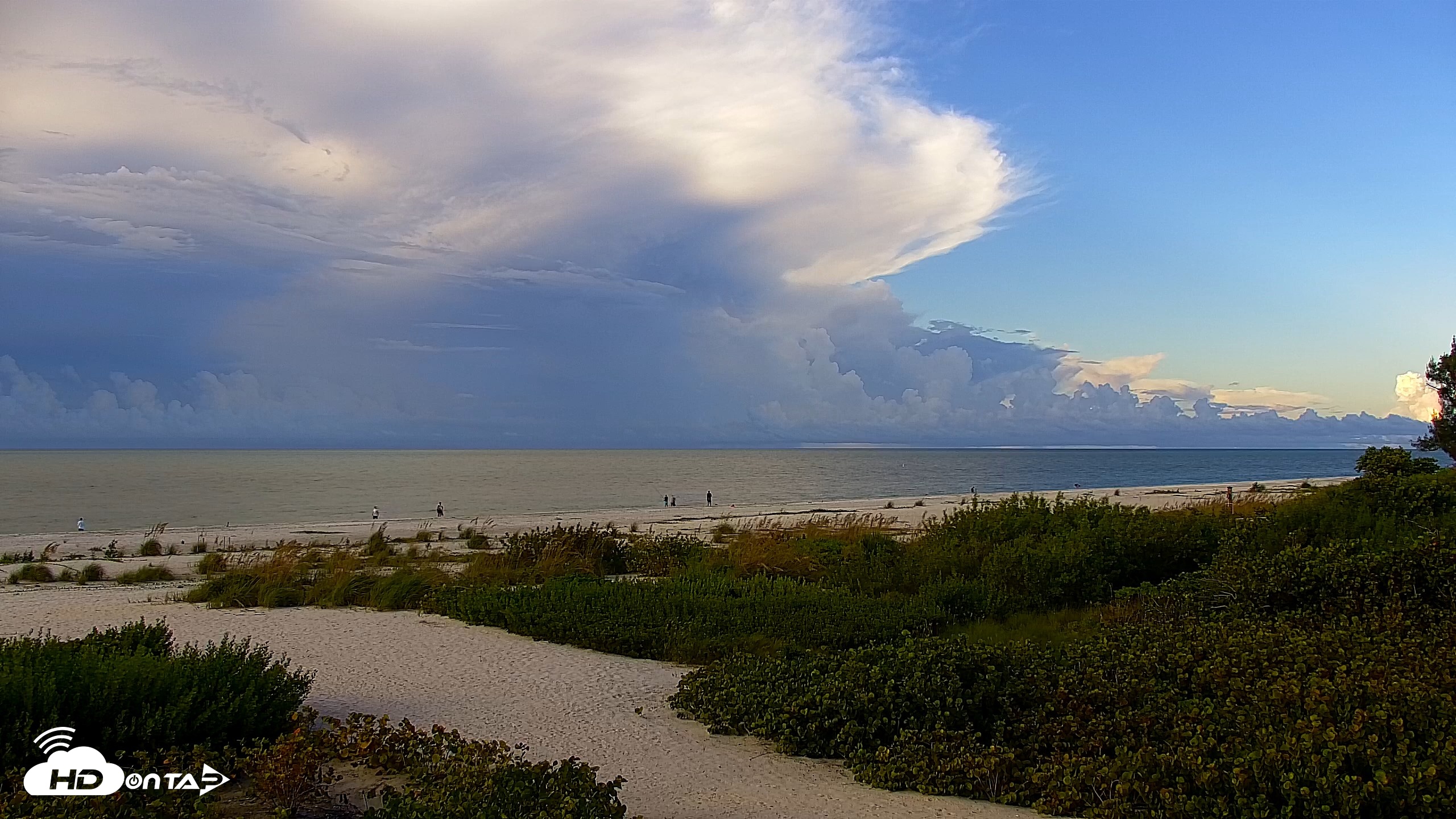 Snapshot of Sanibel Island Florida Live Beach Webcam taken Sep 20, 2026, 8:22am EDT