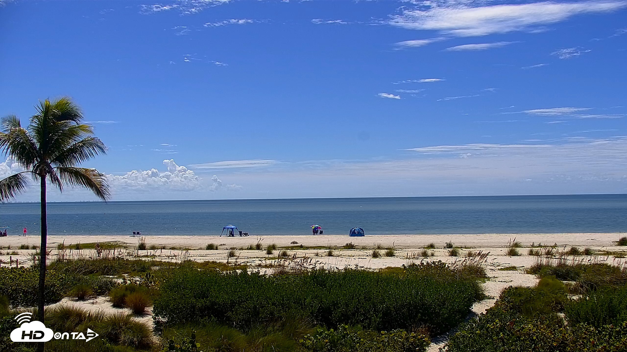 Snapshot of Sanibel Island Florida Live Beach Webcam taken Sep 18, 2026, 12:05pm EDT