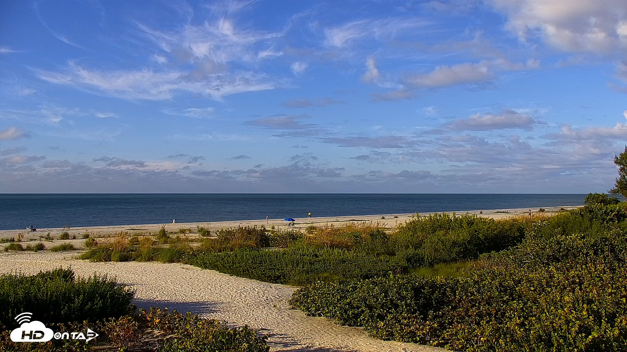 Snapshot of Sanibel Island Florida Live Beach Webcam taken Sep 25, 2026, 8:32am EDT