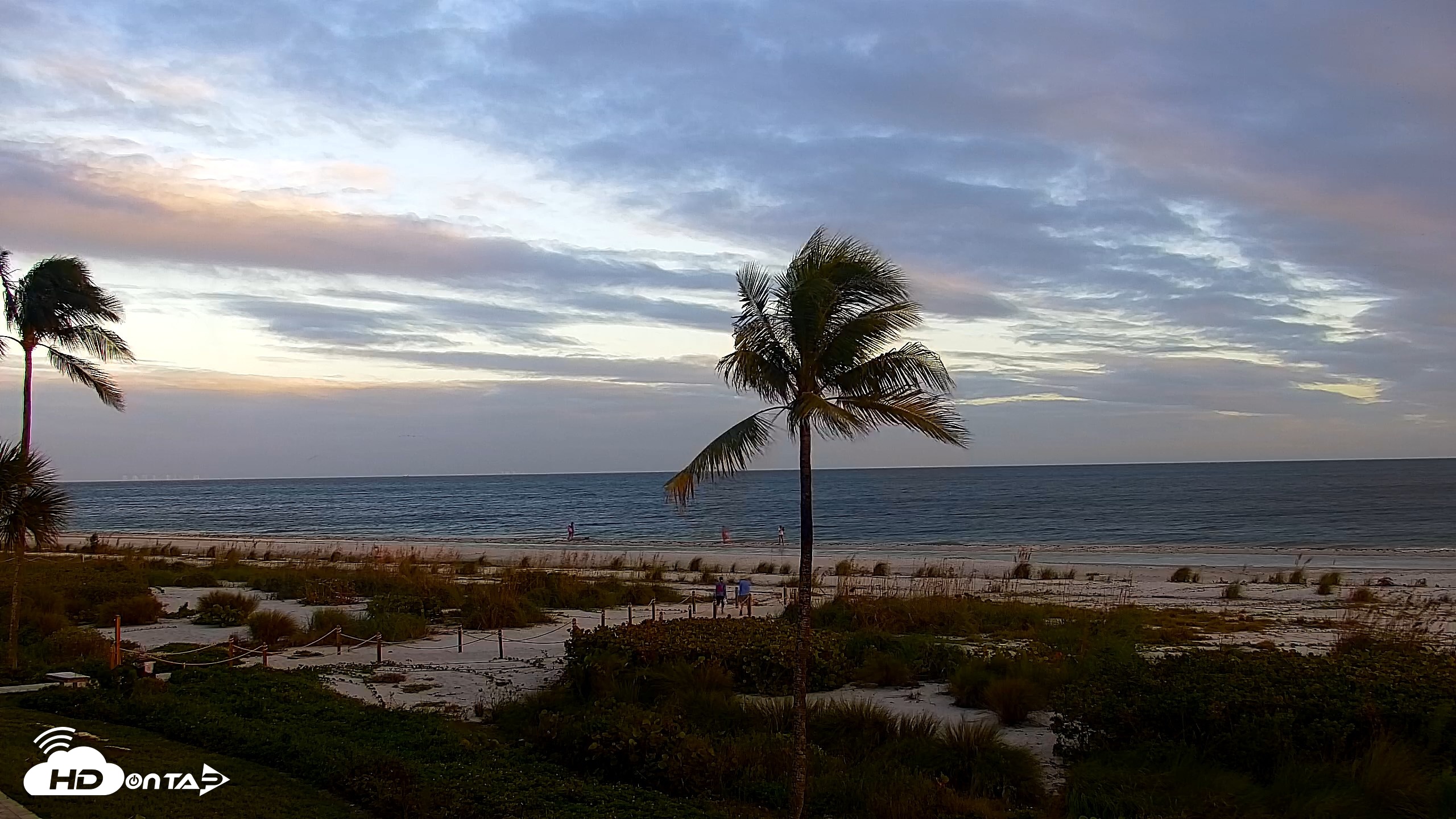Snapshot of Sanibel Island Florida Live Beach Webcam taken Oct 27, 2026, 6:34pm EDT