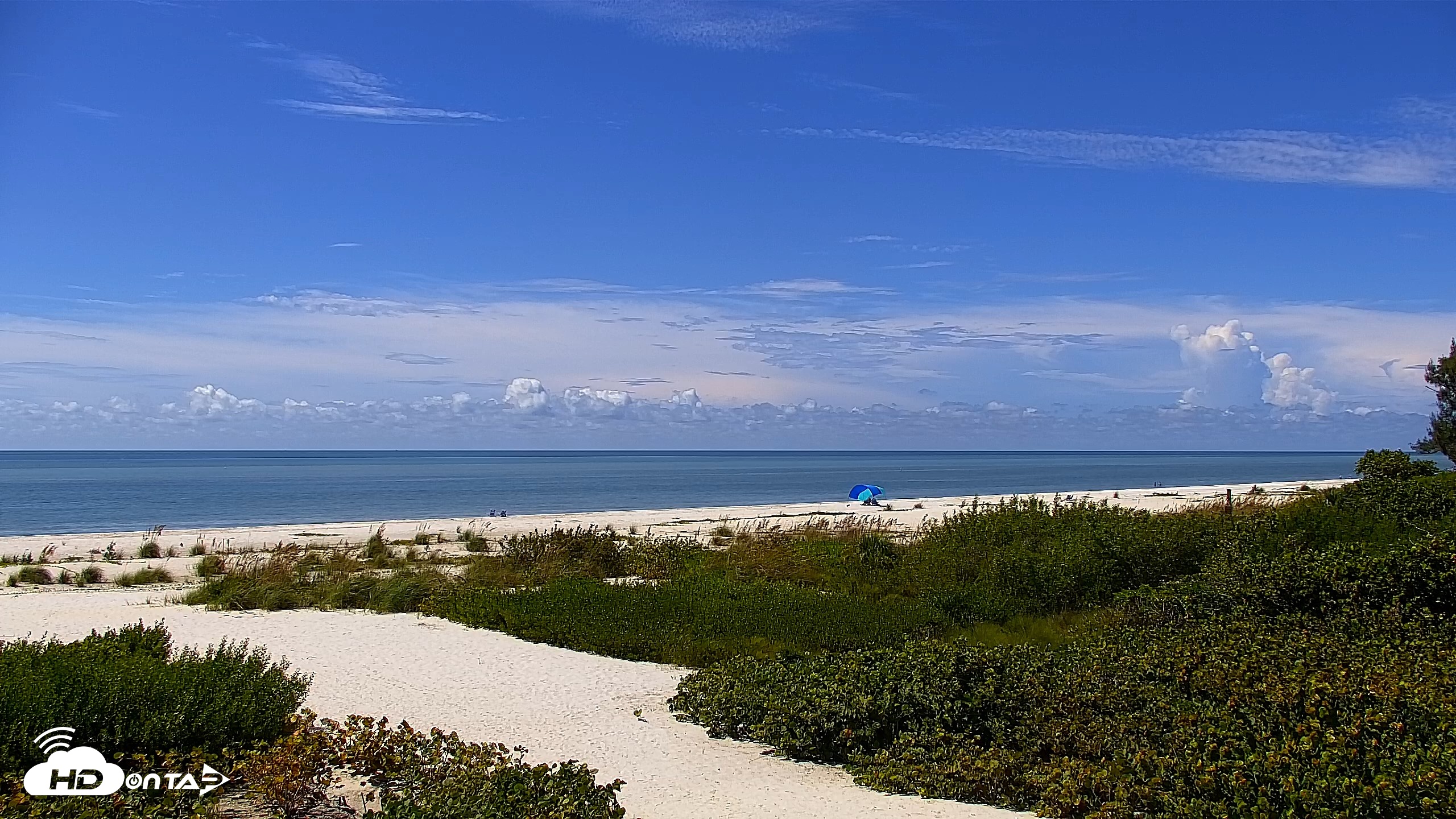 Snapshot of Sanibel Island Florida Live Beach Webcam taken Sep 18, 2026, 12:05pm EDT