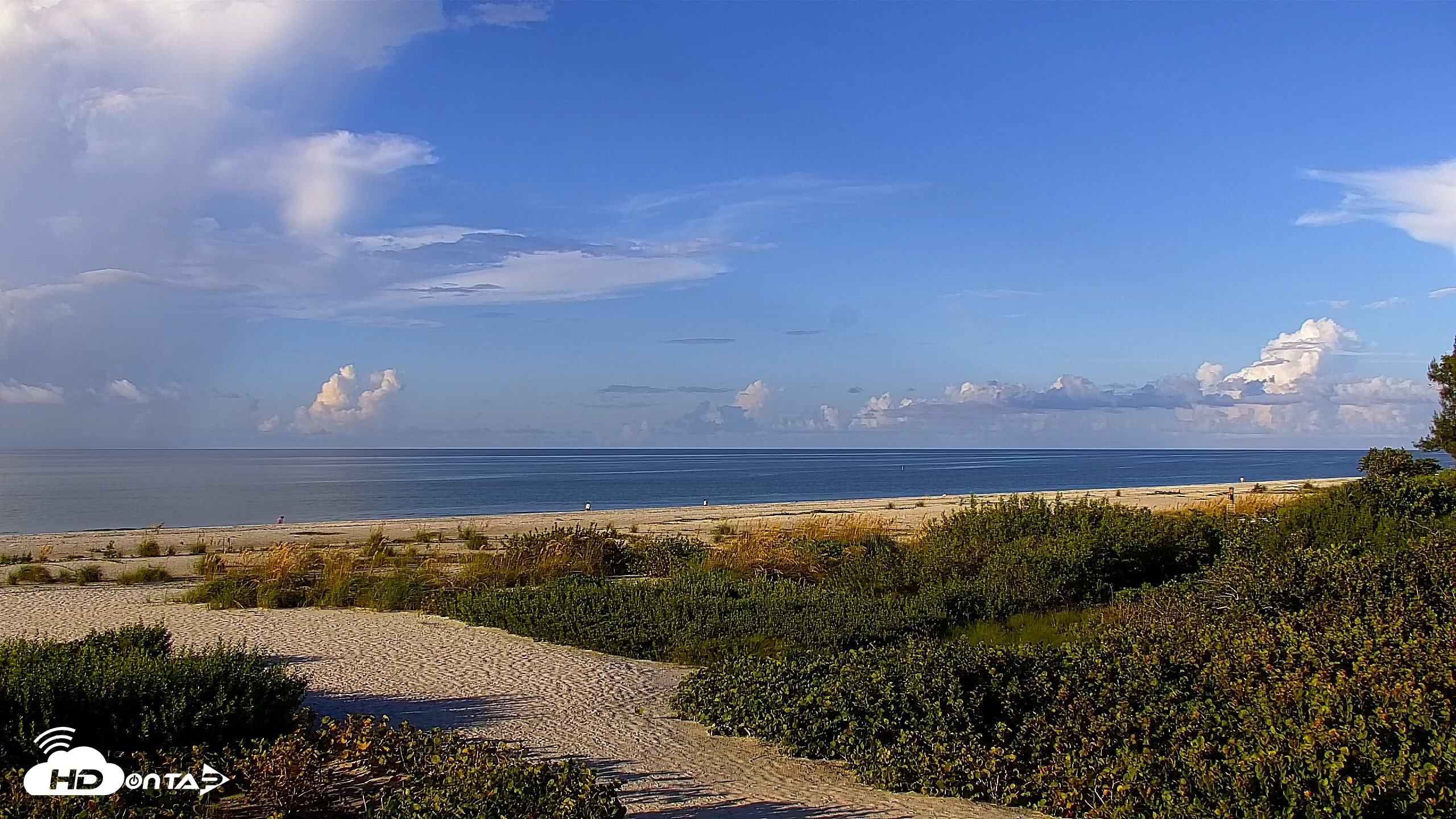 Snapshot of Sanibel Island Florida Live Beach Webcam taken Sep 14, 2026, 8:20am EDT