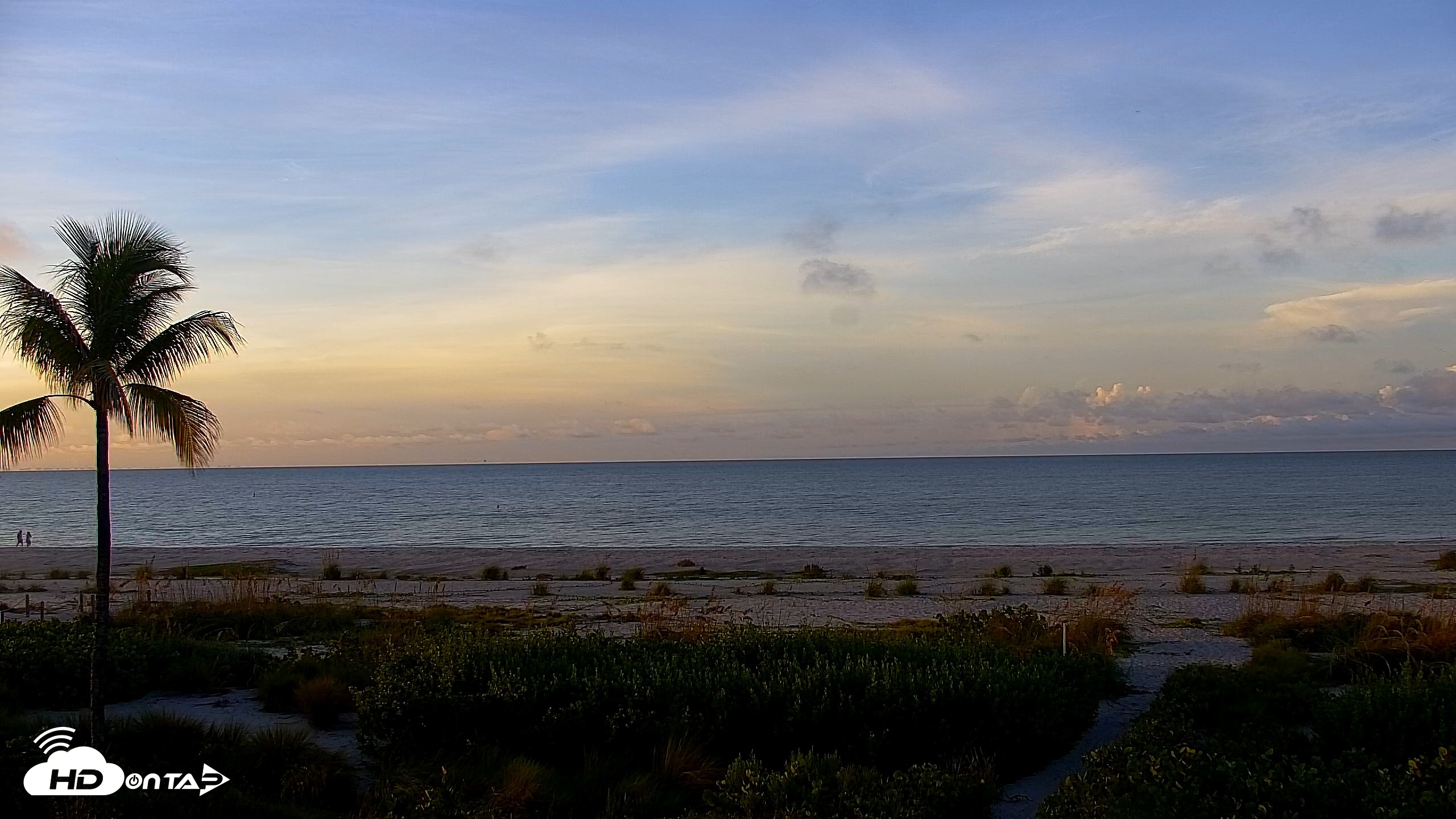 Snapshot of Sanibel Island Florida Live Beach Webcam taken Sep 2, 2026, 7:27am EDT