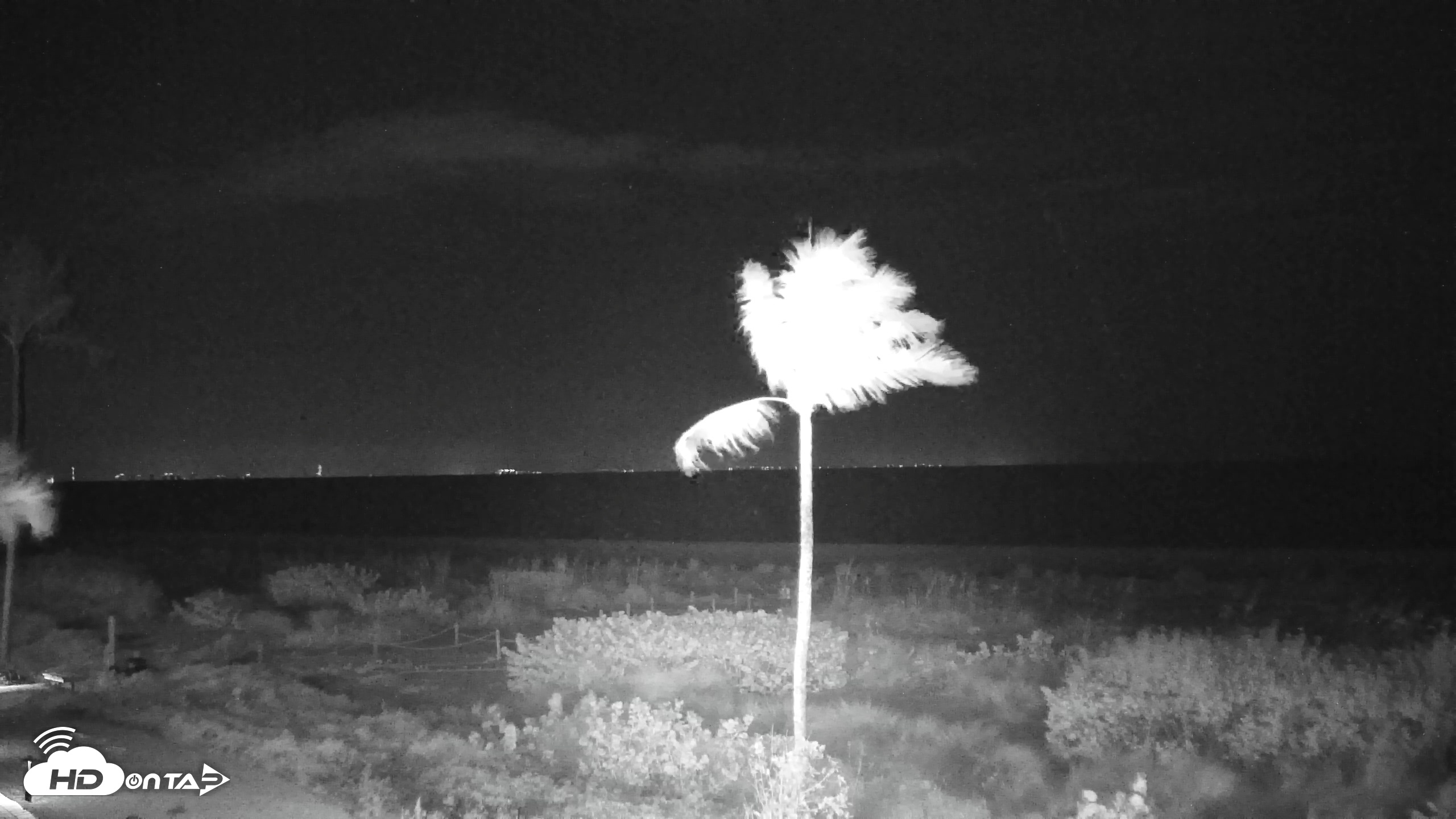 Snapshot of Sanibel Island Florida Live Beach Webcam taken Sep 12, 2026, 12:22am EDT
