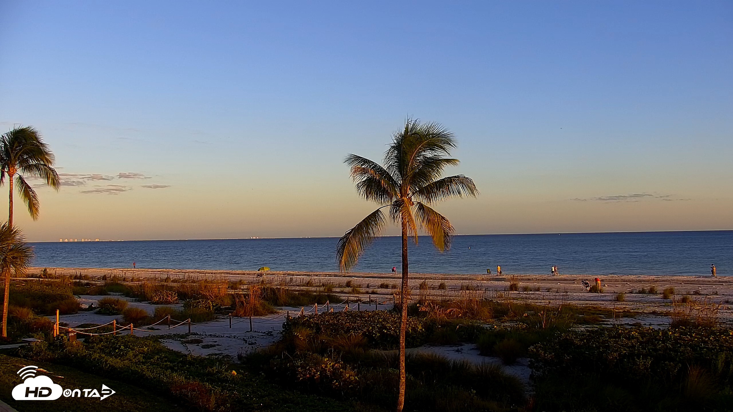 Snapshot of Sanibel Island Florida Live Beach Webcam taken Oct 20, 2026, 6:40pm EDT