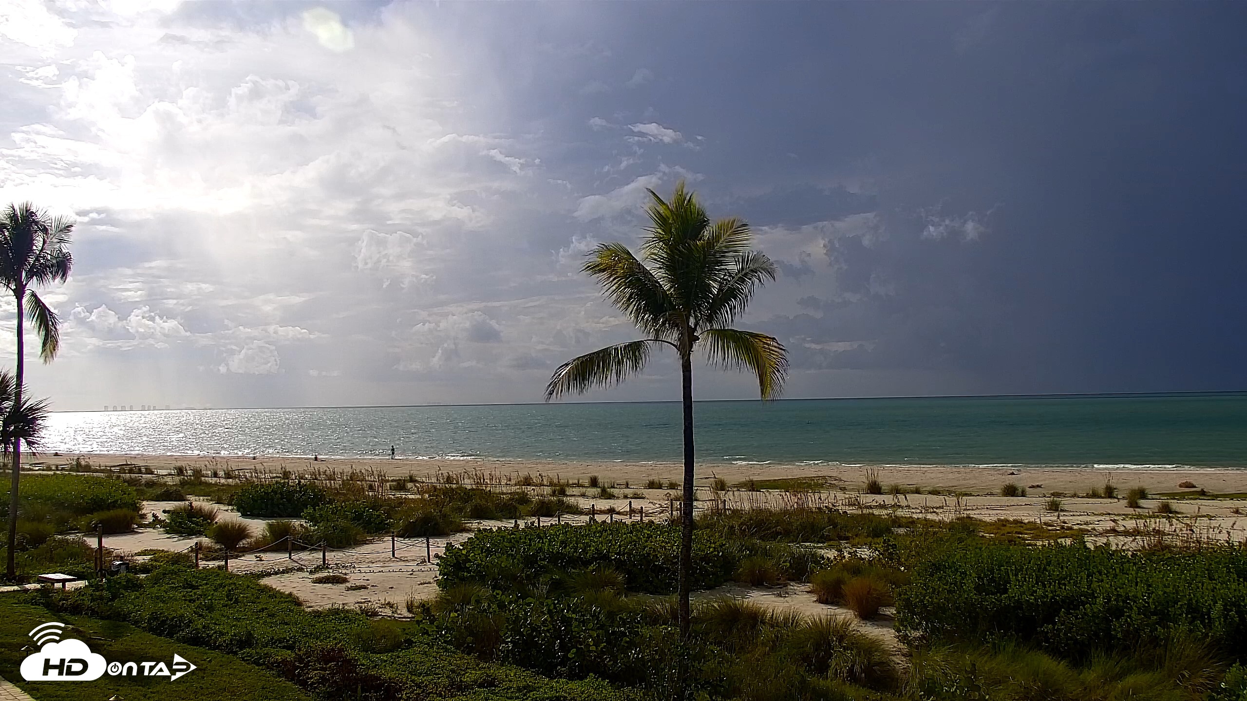 Snapshot of Sanibel Island Florida Live Beach Webcam taken Sep 3, 2026, 9:31am EDT