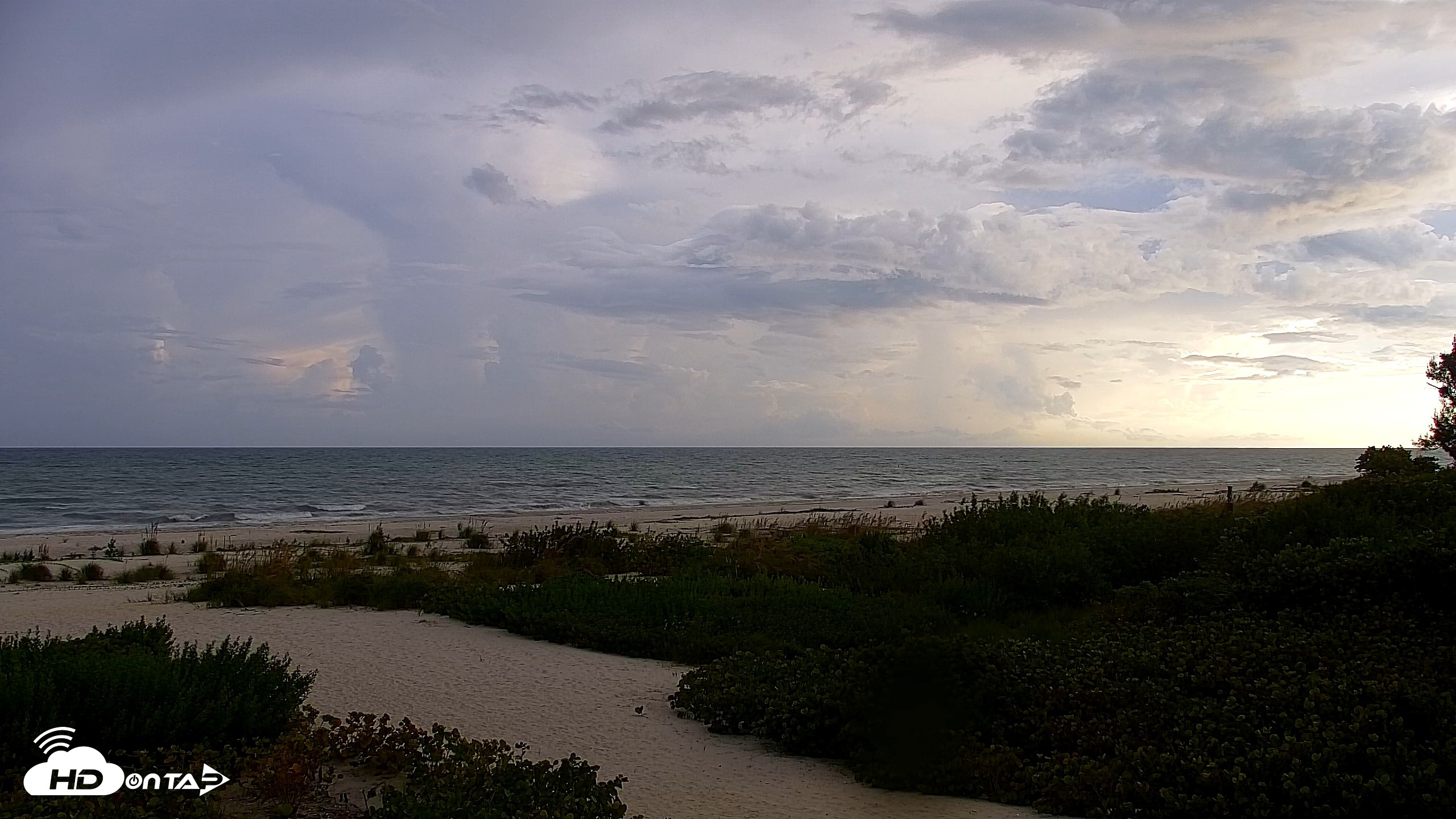 Snapshot of Sanibel Island Florida Live Beach Webcam taken Sep 22, 2026, 6:23pm EDT