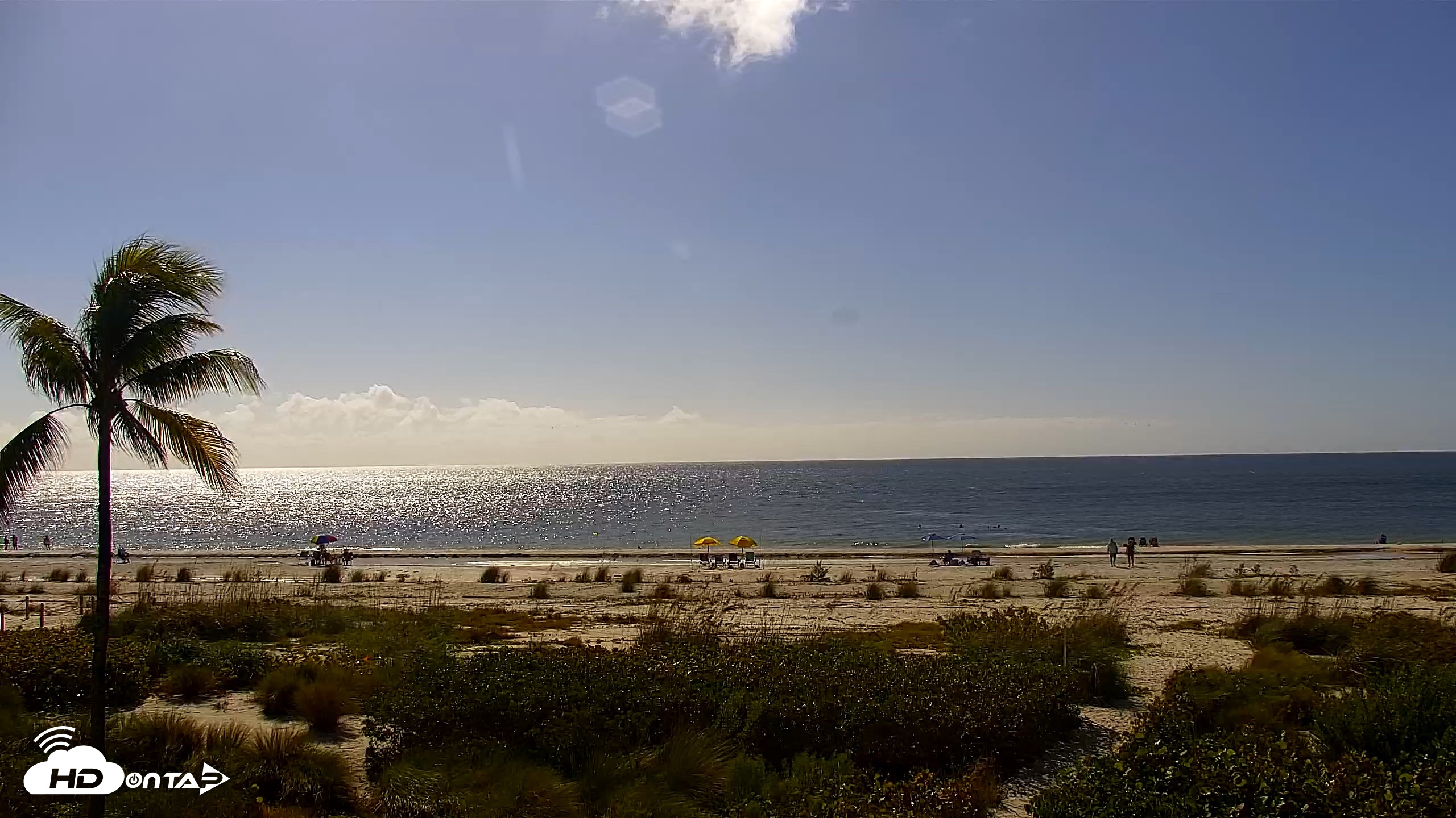 Snapshot of Sanibel Island Florida Live Beach Webcam taken Oct 29, 2026, 11:00am EDT