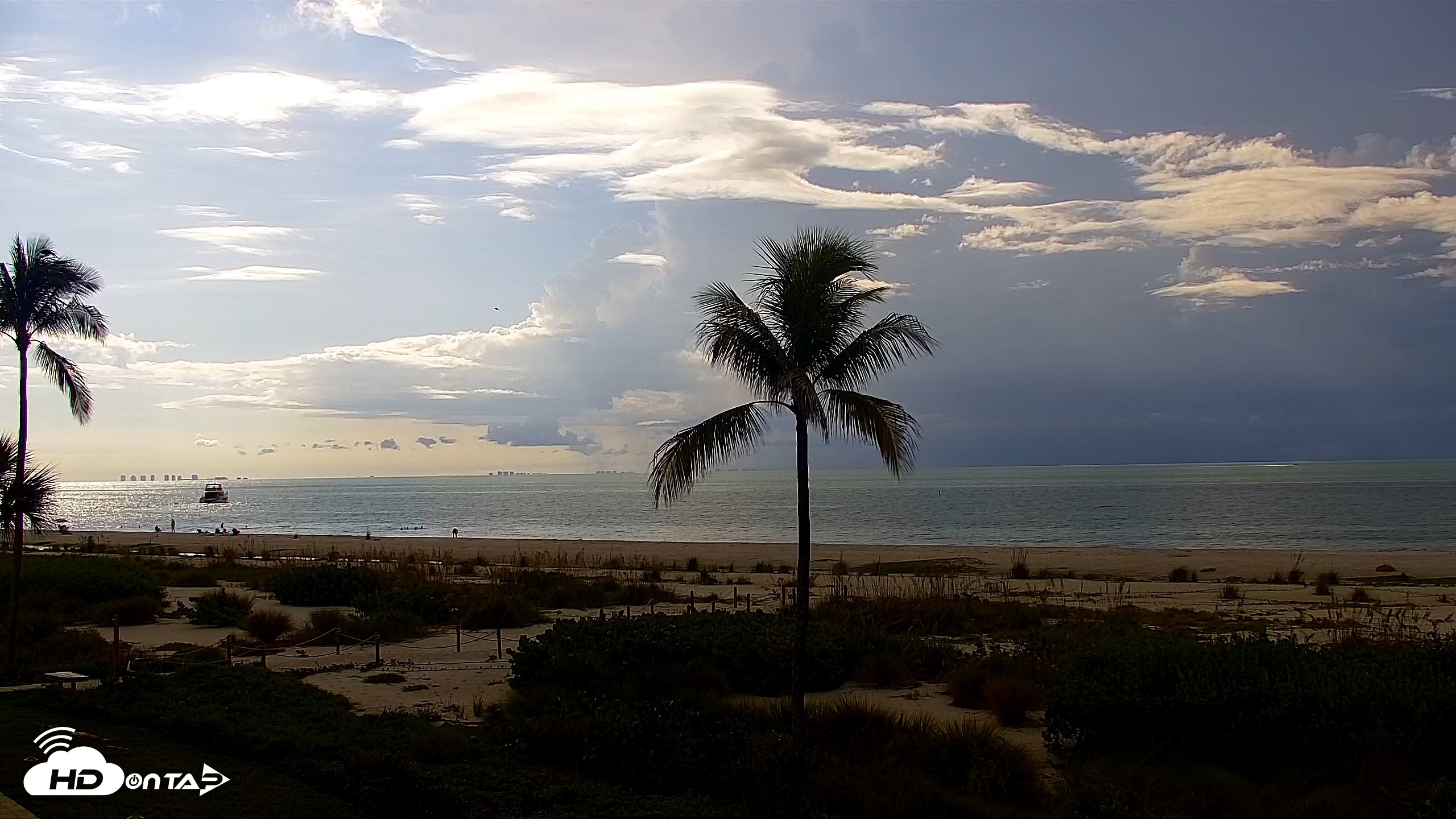 Snapshot of Sanibel Island Florida Live Beach Webcam taken Sep 6, 2026, 9:44am EDT