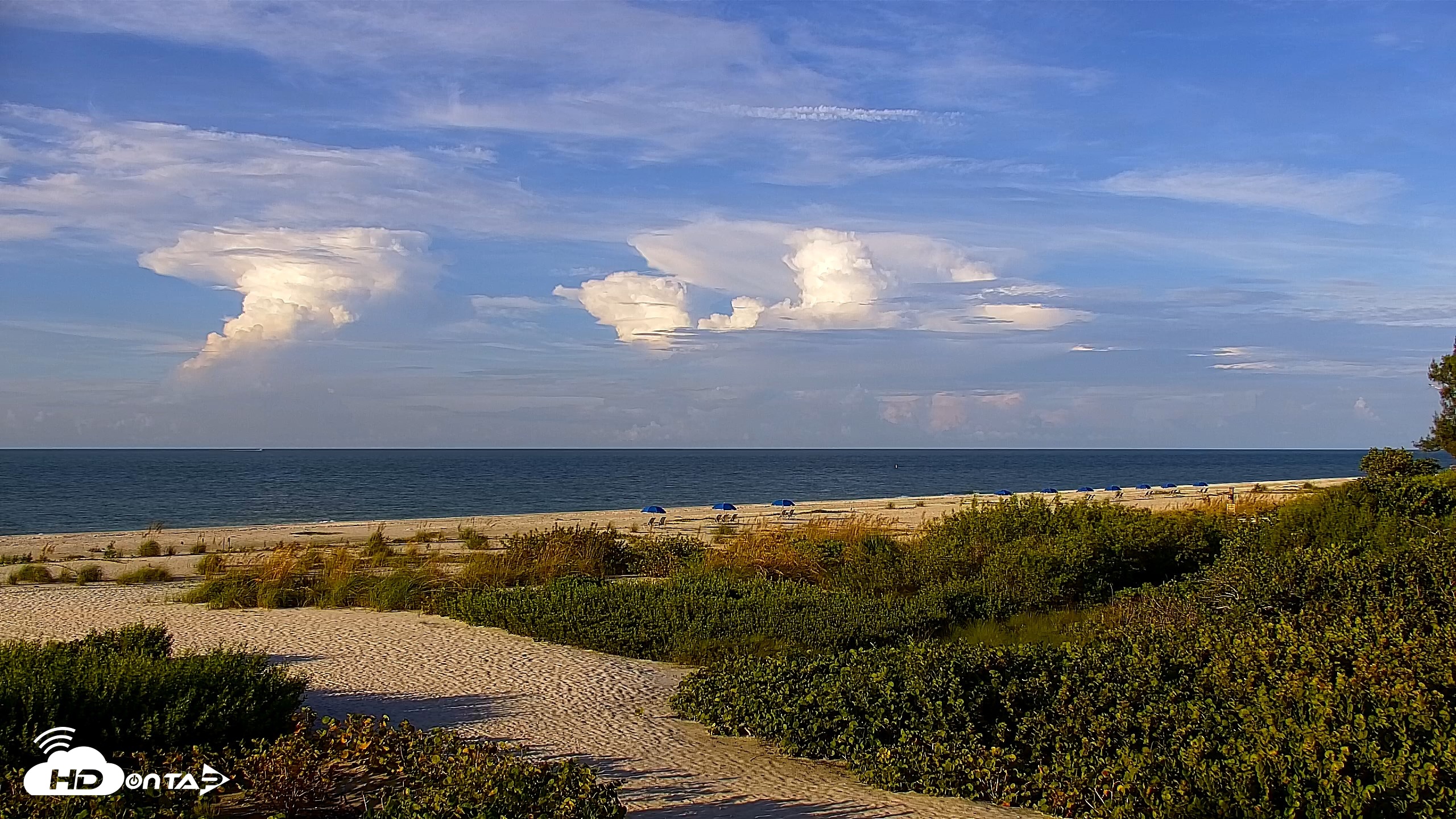 Snapshot of Sanibel Island Florida Live Beach Webcam taken Sep 9, 2026, 8:16am EDT