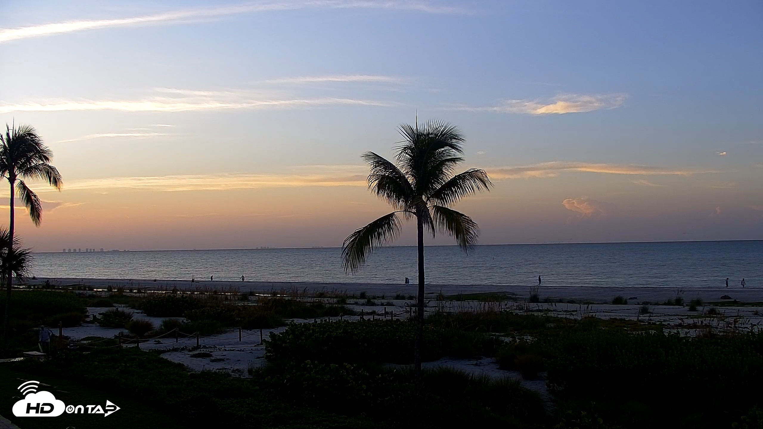 Snapshot of Sanibel Island Florida Live Beach Webcam taken Sep 16, 2026, 7:22am EDT