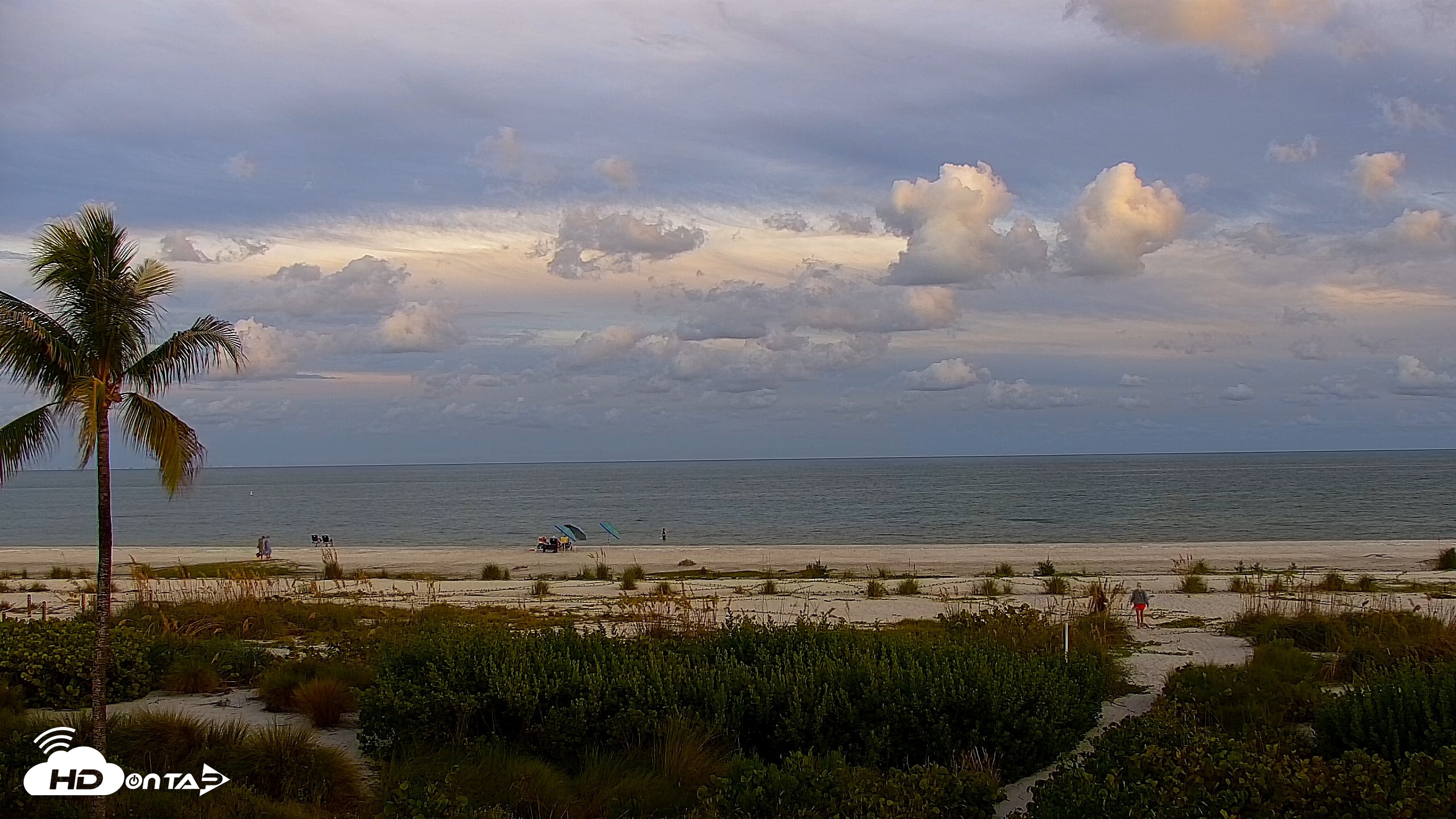 Snapshot of Sanibel Island Florida Live Beach Webcam taken Sep 28, 2026, 7:03pm EDT