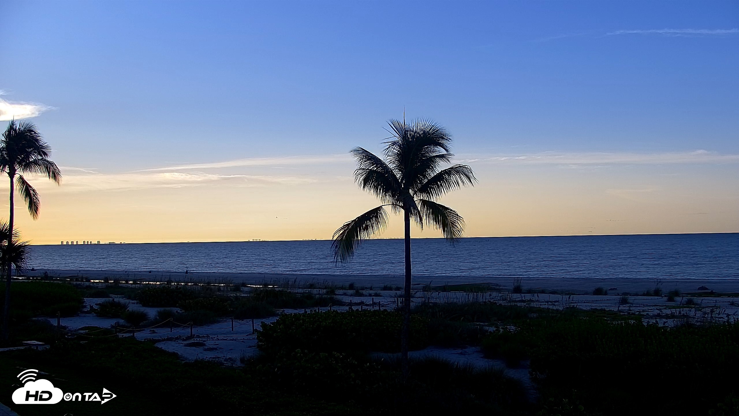 Snapshot of Sanibel Island Florida Live Beach Webcam taken Sep 16, 2026, 7:55am EDT