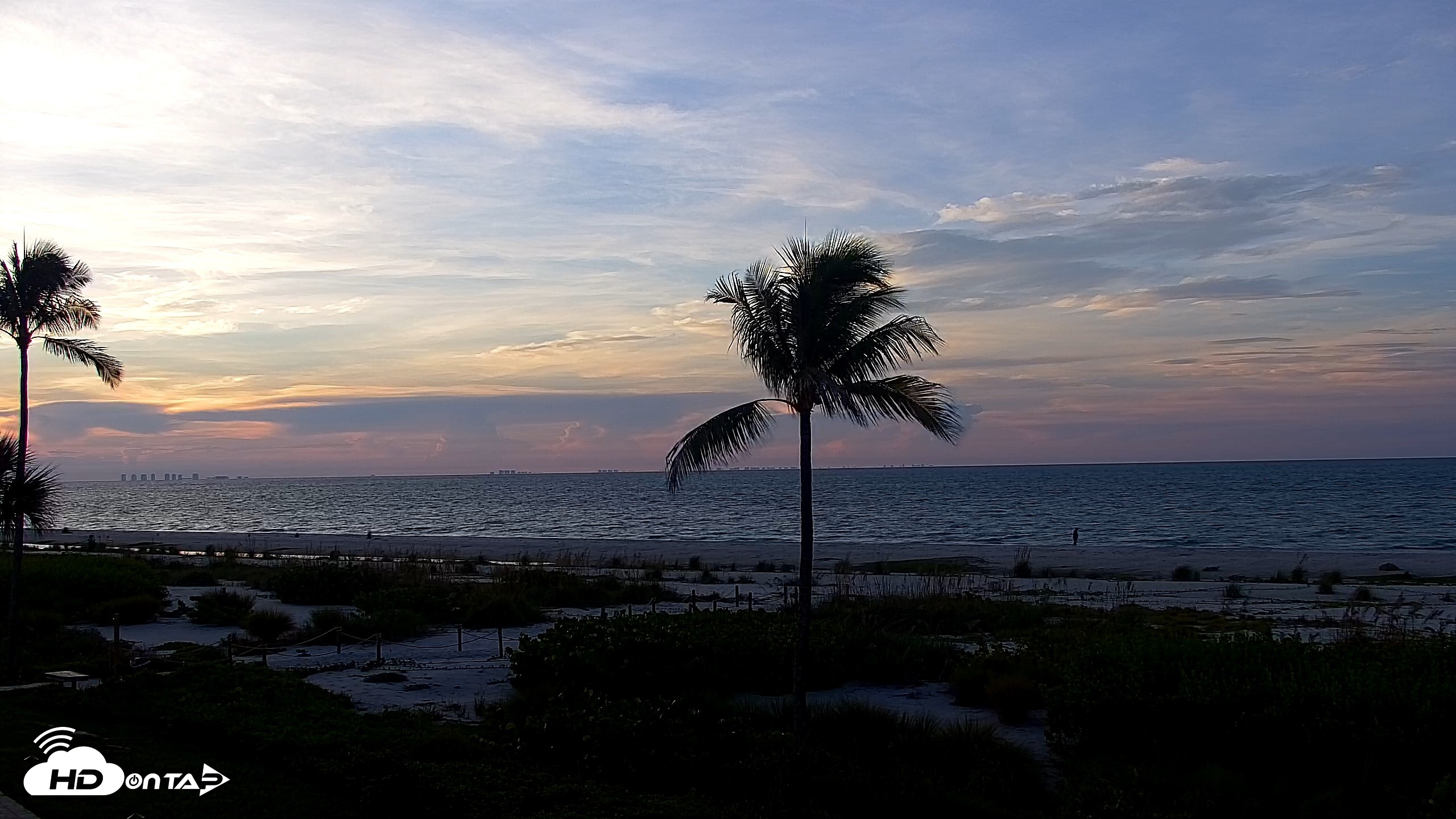 Snapshot of Sanibel Island Florida Live Beach Webcam taken Sep 9, 2026, 7:23am EDT