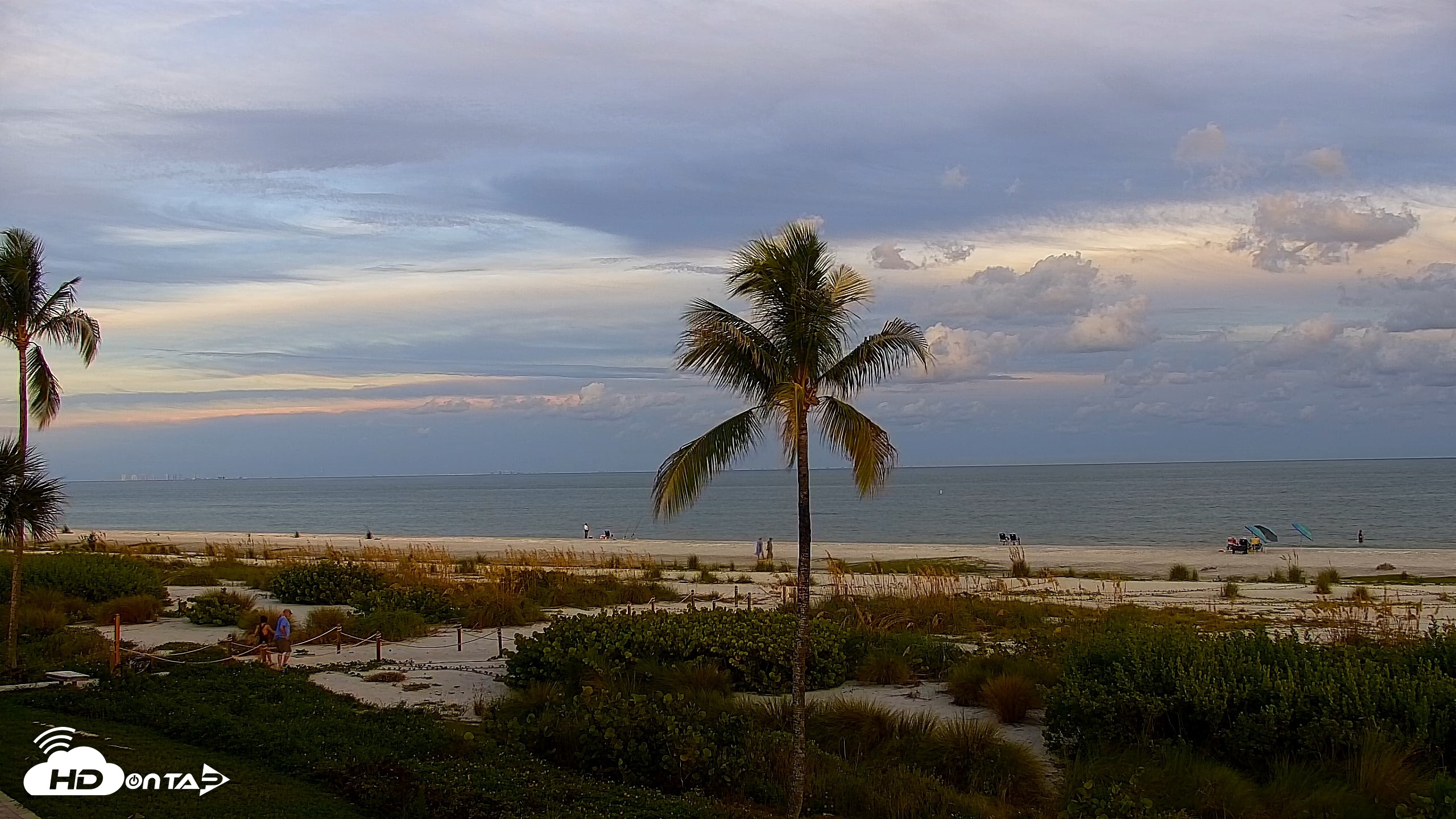 Snapshot of Sanibel Island Florida Live Beach Webcam taken Sep 28, 2026, 7:03pm EDT