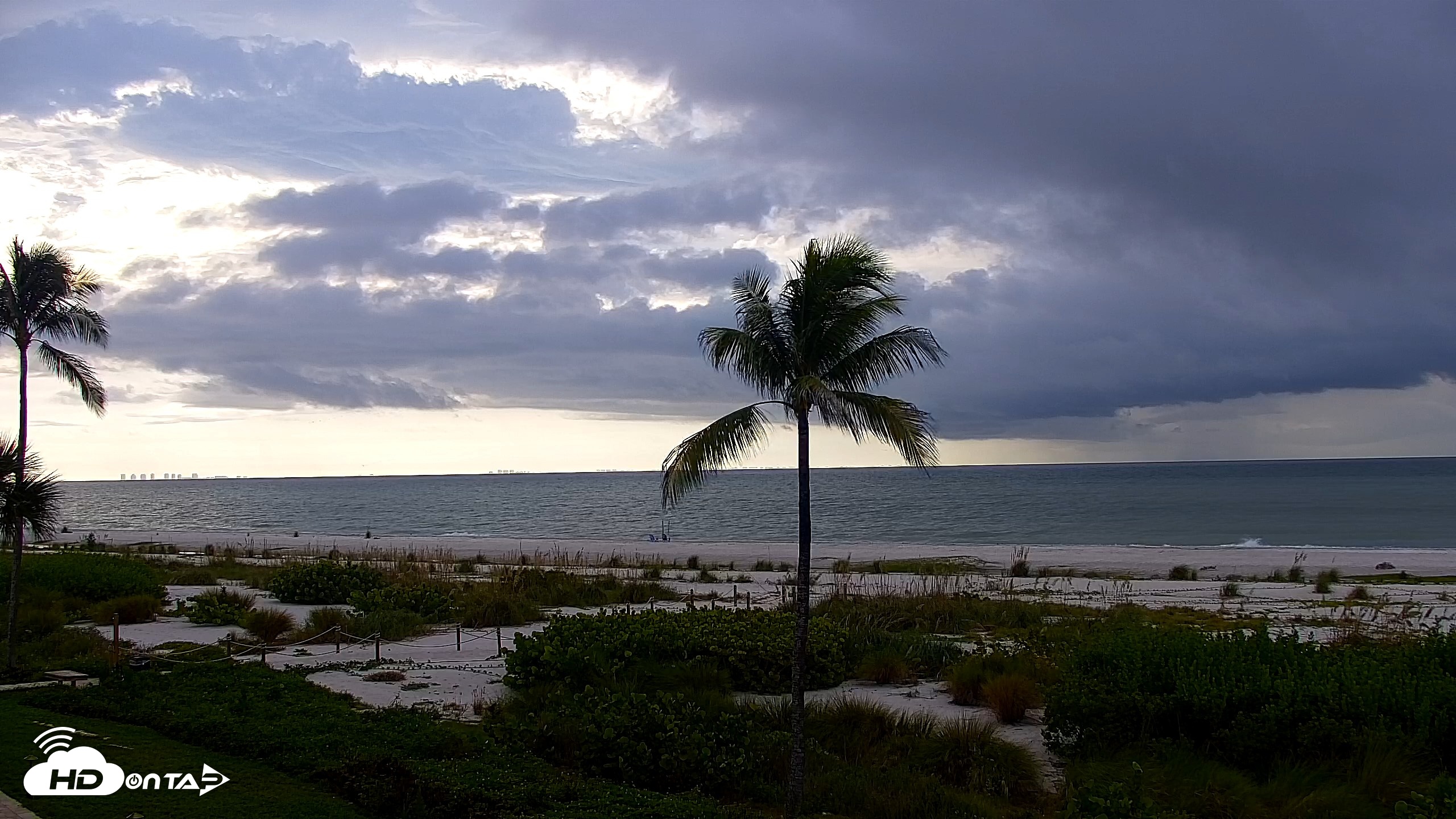 Snapshot of Sanibel Island Florida Live Beach Webcam taken Sep 22, 2026, 8:54am EDT