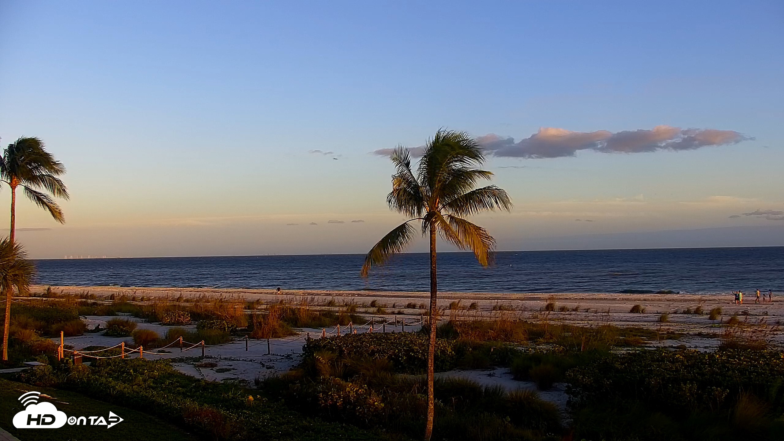 Snapshot of Sanibel Island Florida Live Beach Webcam taken Oct 18, 2026, 6:42pm EDT