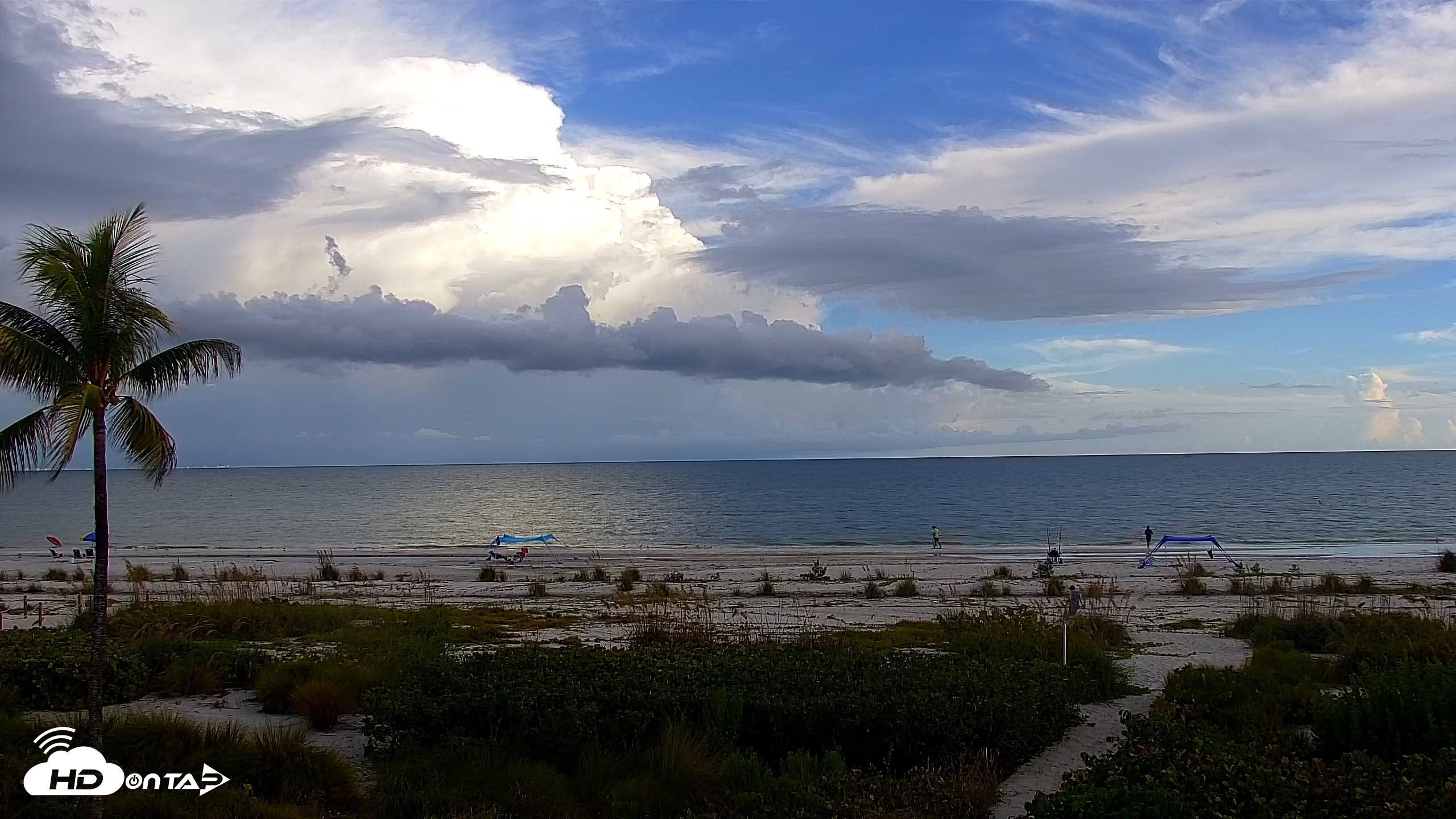 Snapshot of Sanibel Island Florida Live Beach Webcam taken Oct 16, 2026, 5:44pm EDT