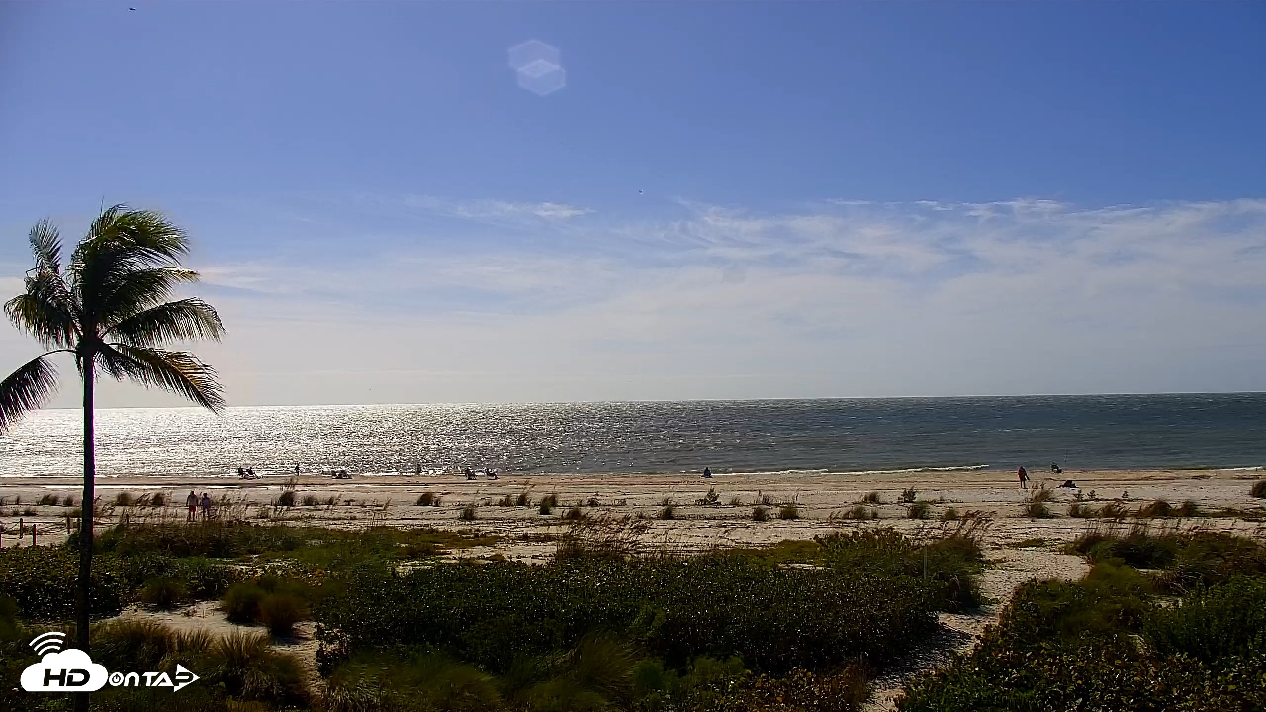 Snapshot of Sanibel Island Florida Live Beach Webcam taken Oct 18, 2026, 11:05am EDT