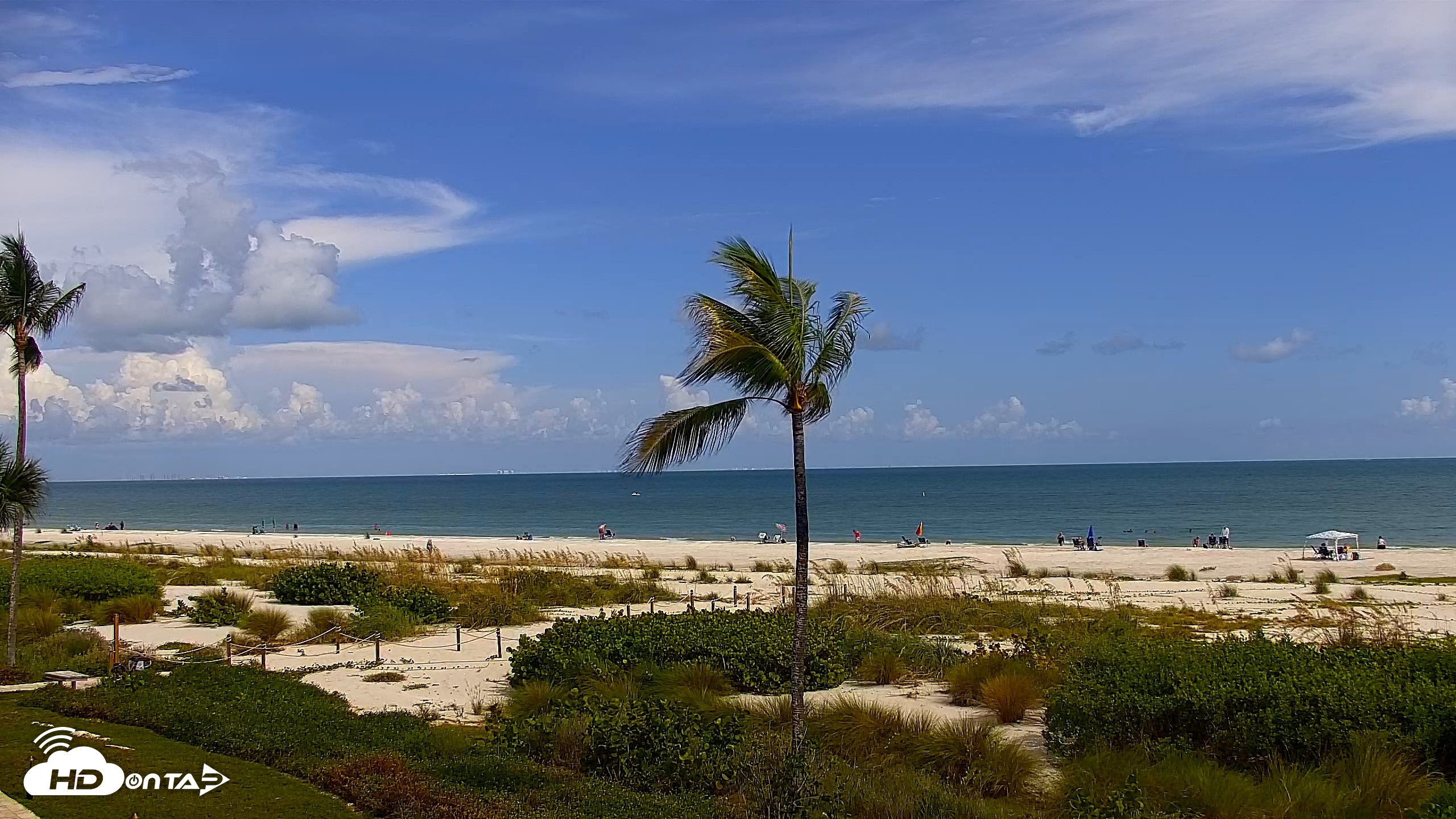 Snapshot of Sanibel Island Florida Live Beach Webcam taken Aug 22, 2026, 4:05pm EDT