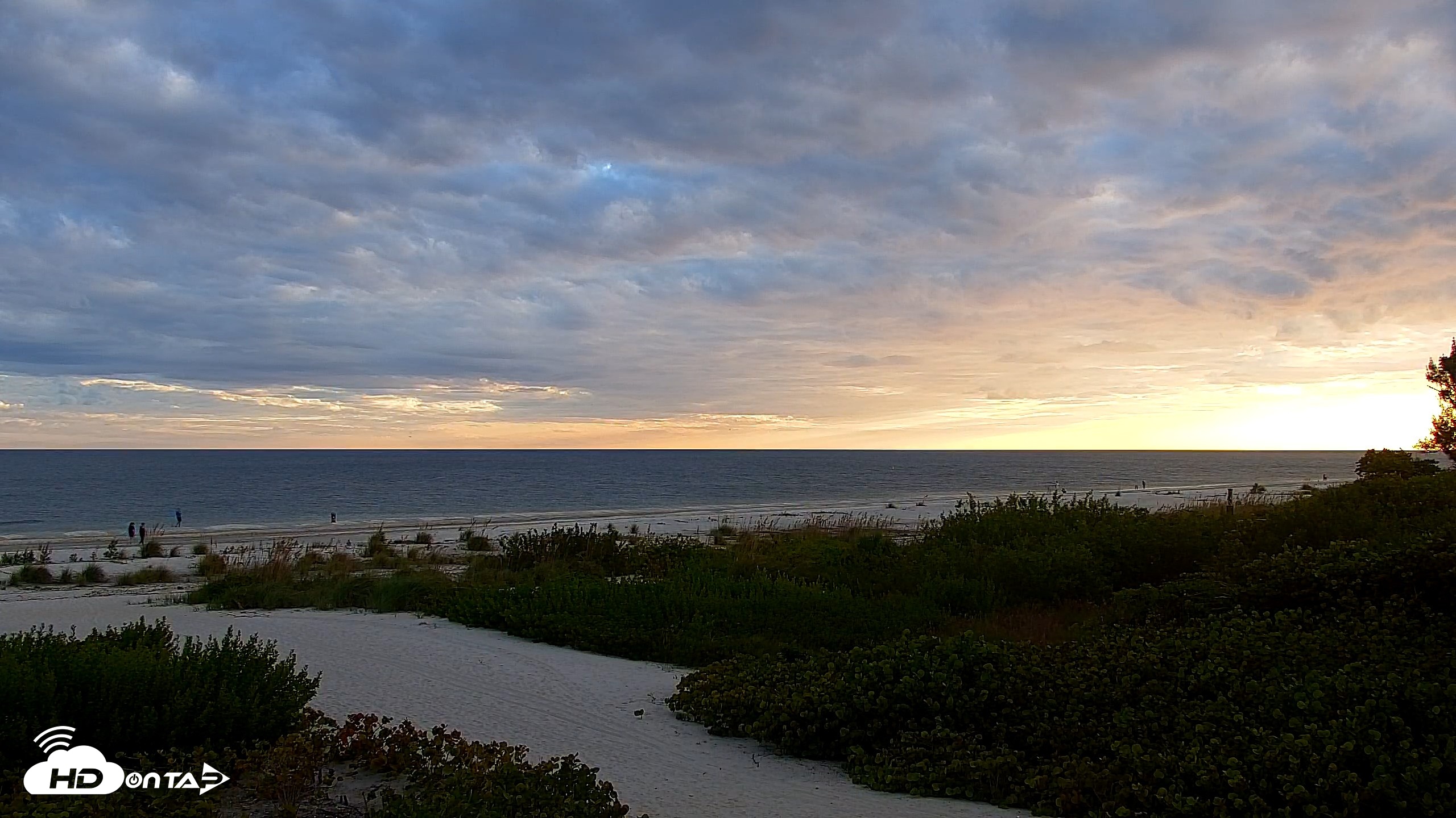 Snapshot of Sanibel Island Florida Live Beach Webcam taken Oct 23, 2026, 6:30pm EDT