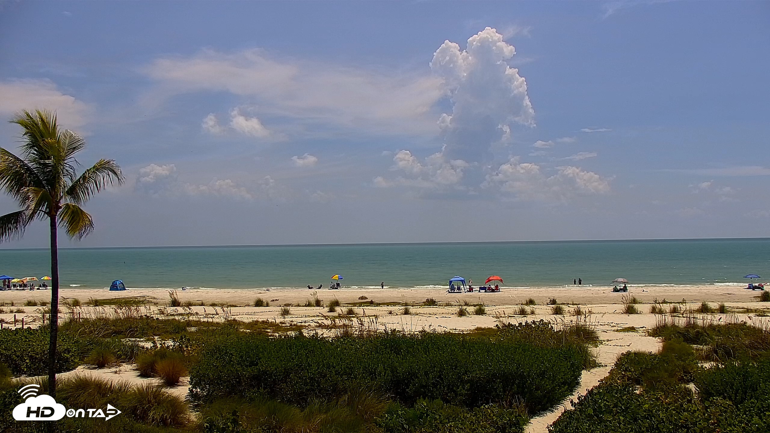 Snapshot of Sanibel Island Florida Live Beach Webcam taken Sep 4, 2026, 1:37pm EDT