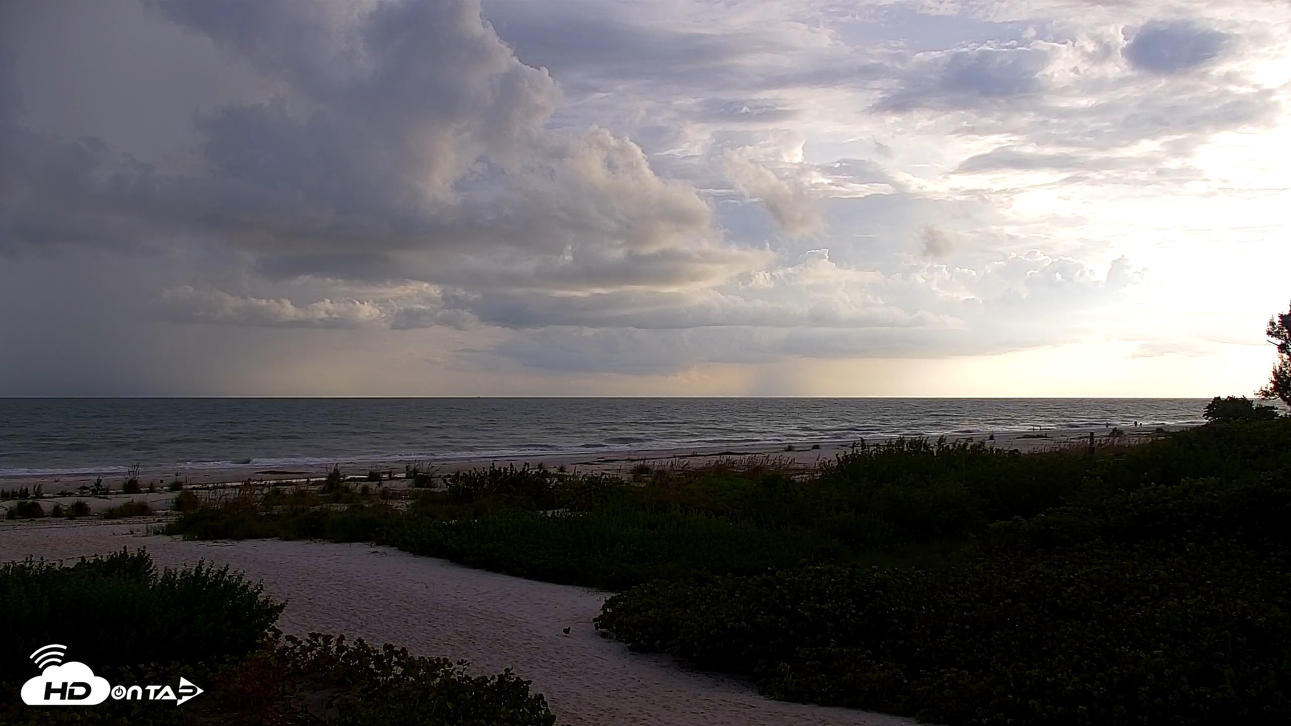 Snapshot of Sanibel Island Florida Live Beach Webcam taken Oct 8, 2026, 6:09pm EDT