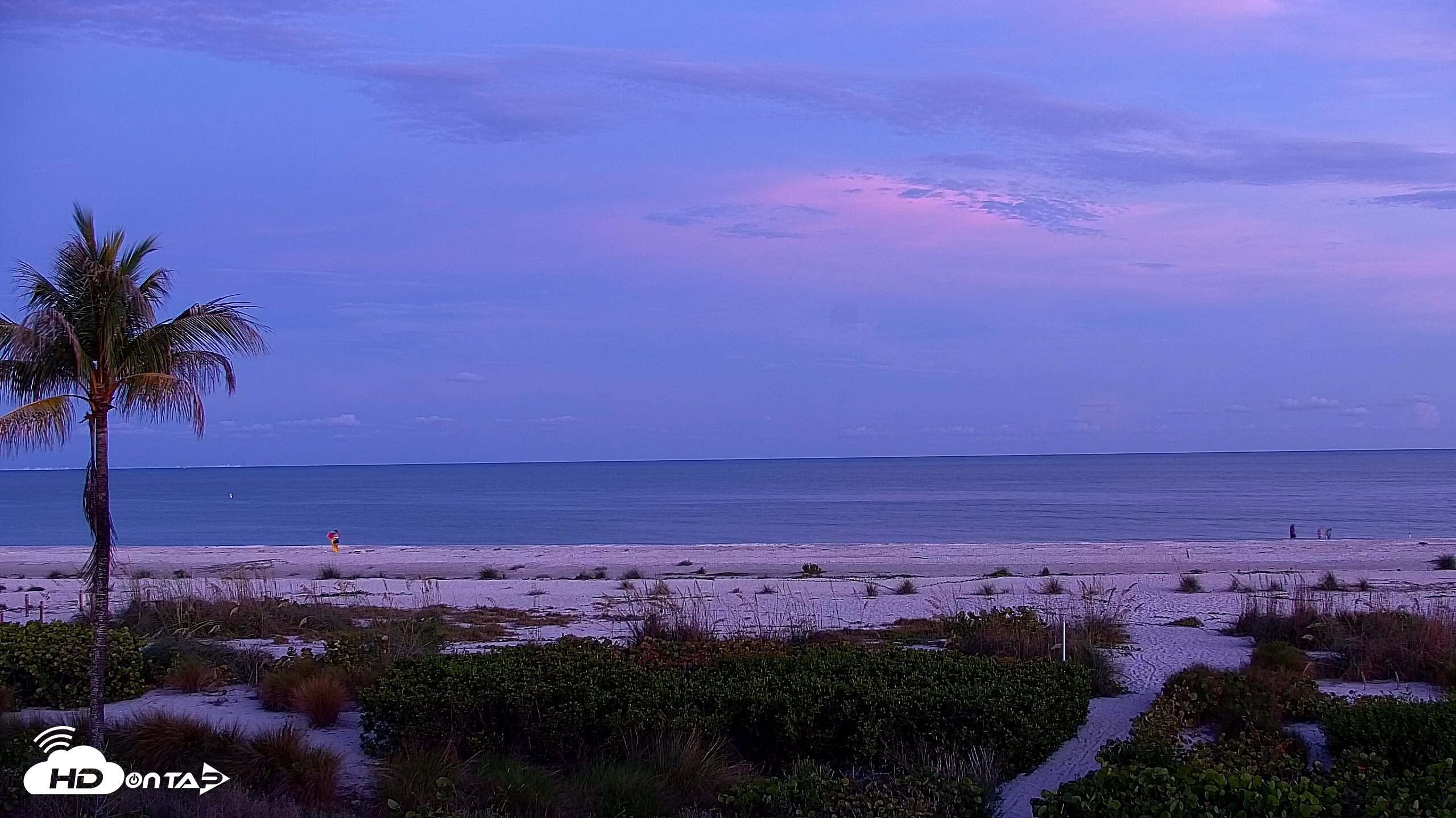 Snapshot of Sanibel Island Florida Live Beach Webcam taken Jun 14, 2026, 8:34pm EDT