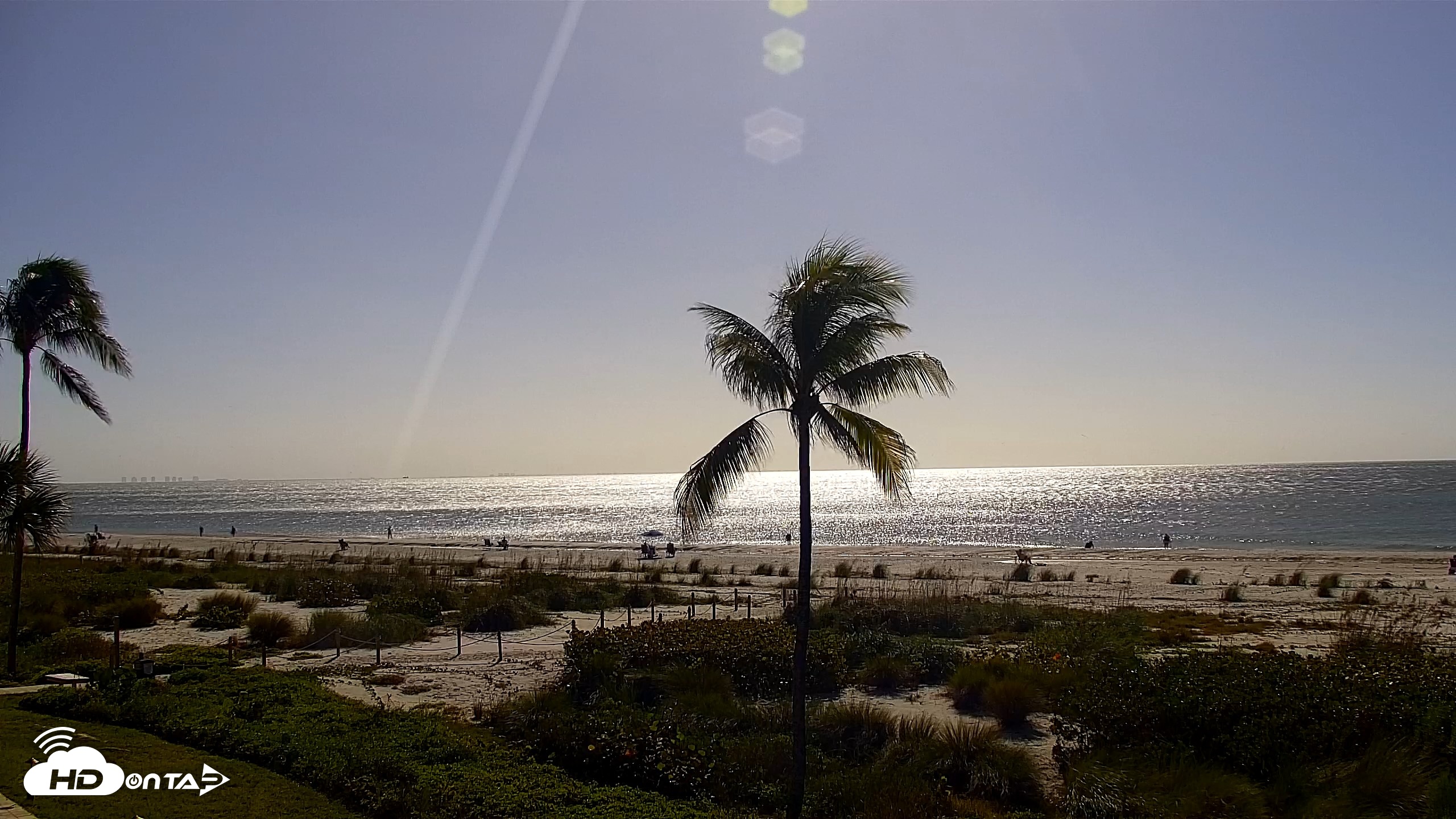 Snapshot of Sanibel Island Florida Live Beach Webcam taken Oct 27, 2026, 10:37am EDT
