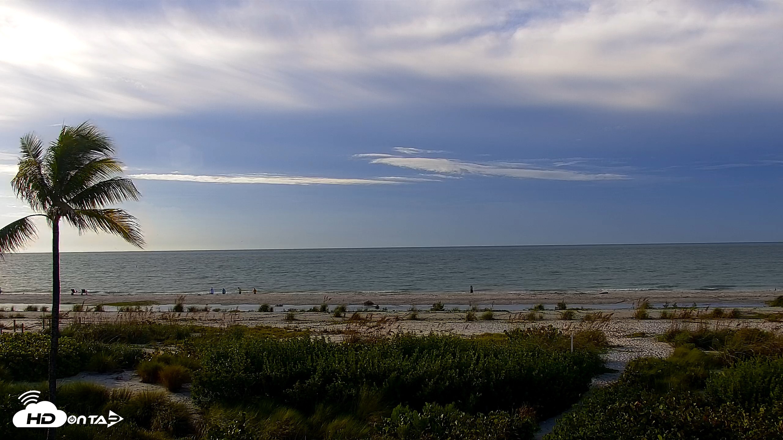 Snapshot of Sanibel Island Florida Live Beach Webcam taken Oct 1, 2026, 8:41am EDT