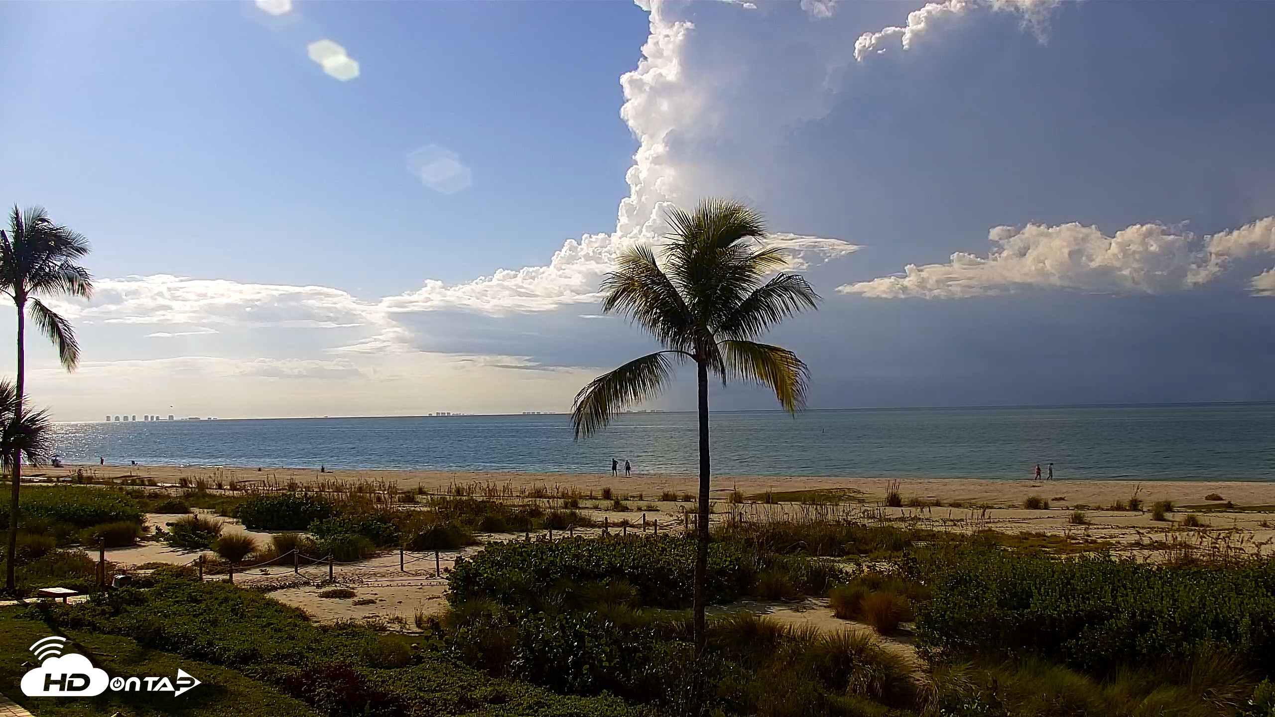 Snapshot of Sanibel Island Florida Live Beach Webcam taken Sep 6, 2026, 9:22am EDT