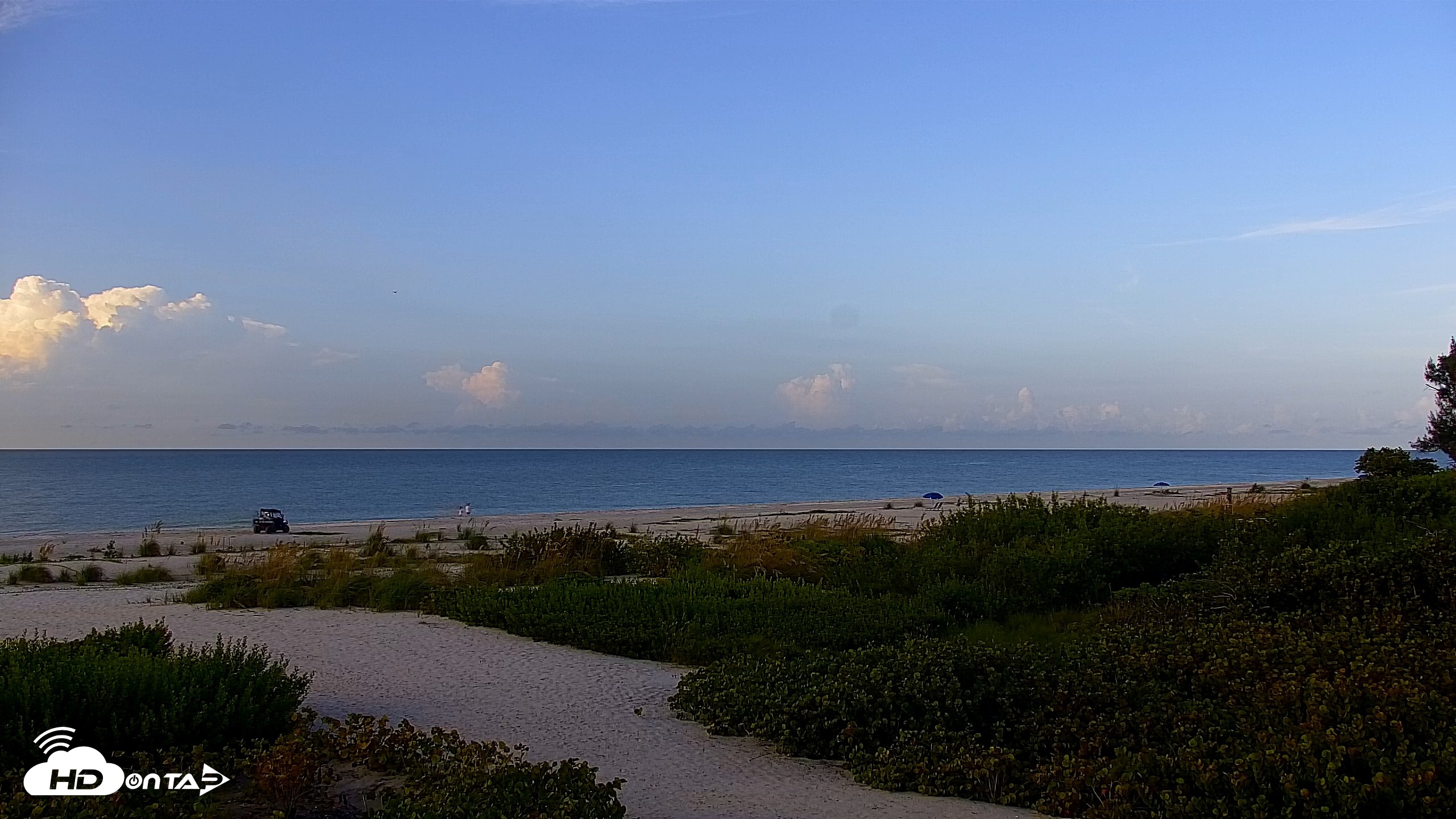 Snapshot of Sanibel Island Florida Live Beach Webcam taken Sep 16, 2026, 8:33am EDT