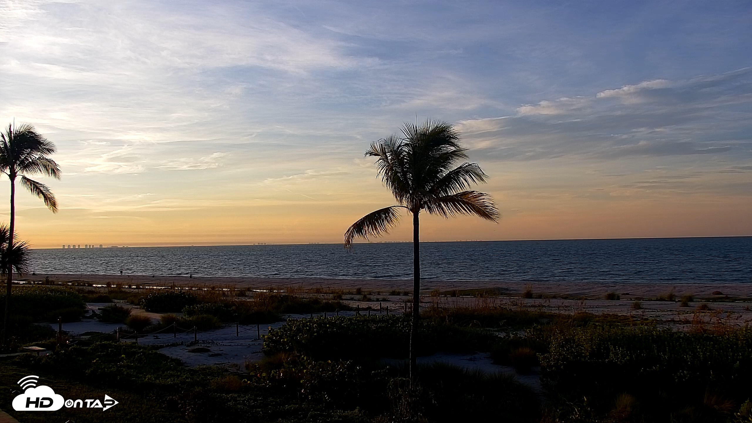 Snapshot of Sanibel Island Florida Live Beach Webcam taken Sep 9, 2026, 7:31am EDT