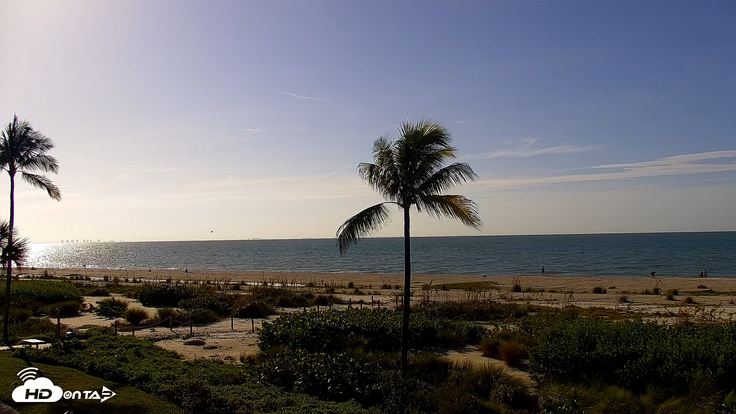 Snapshot of Sanibel Island Florida Live Beach Webcam taken Sep 11, 2026, 9:10am EDT