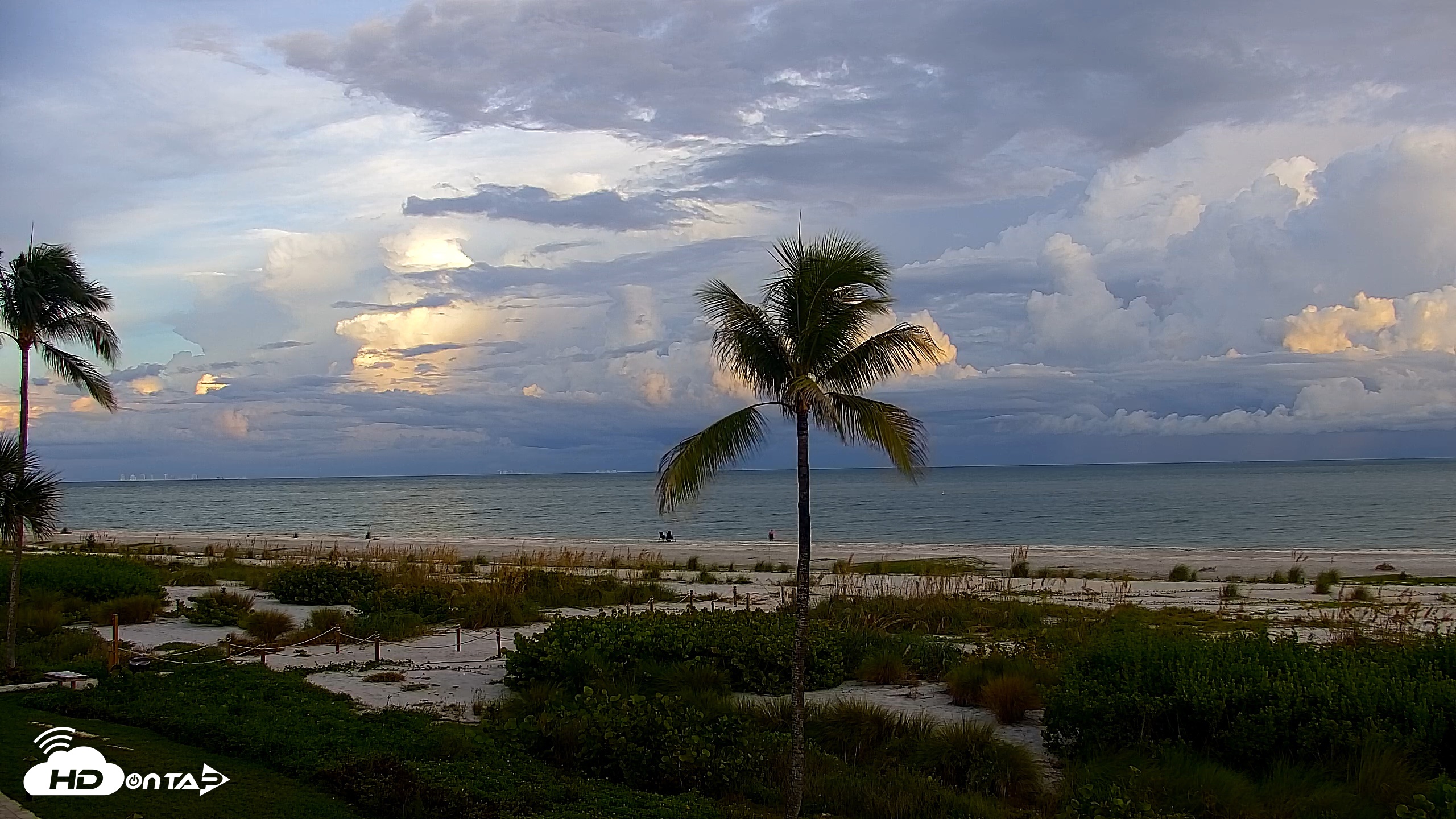 Snapshot of Sanibel Island Florida Live Beach Webcam taken Sep 16, 2026, 7:15pm EDT