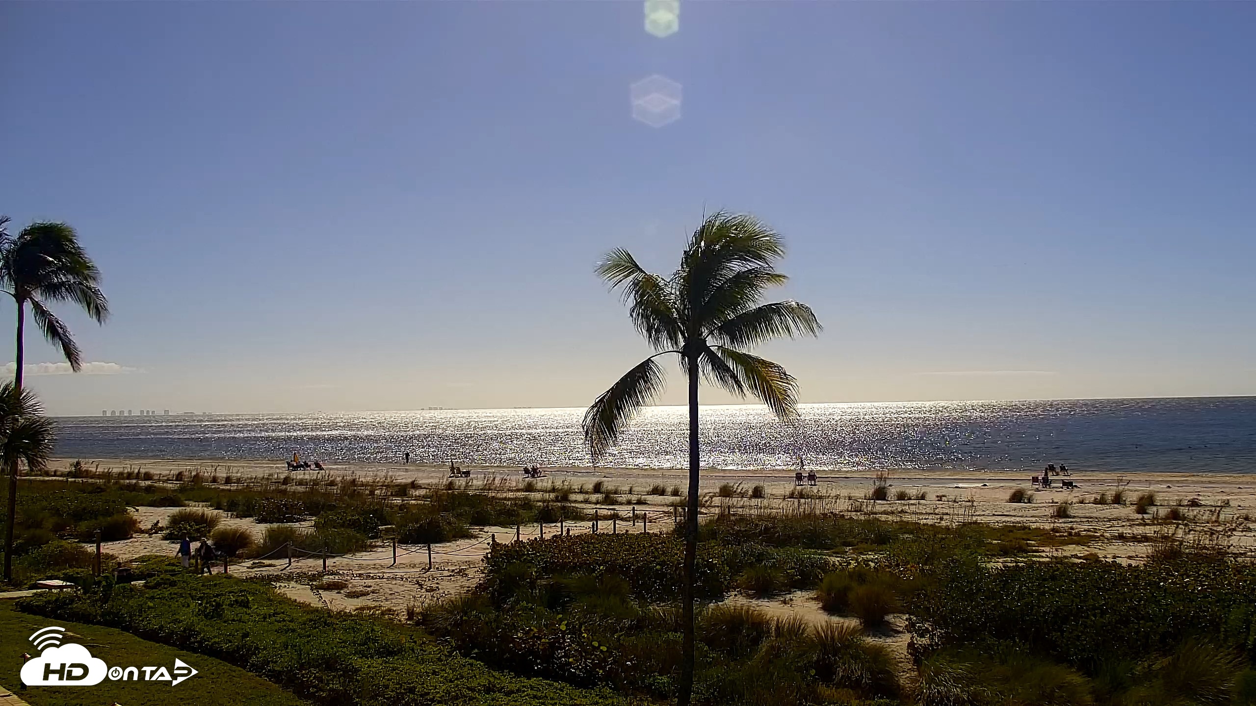 Snapshot of Sanibel Island Florida Live Beach Webcam taken Oct 20, 2026, 10:40am EDT