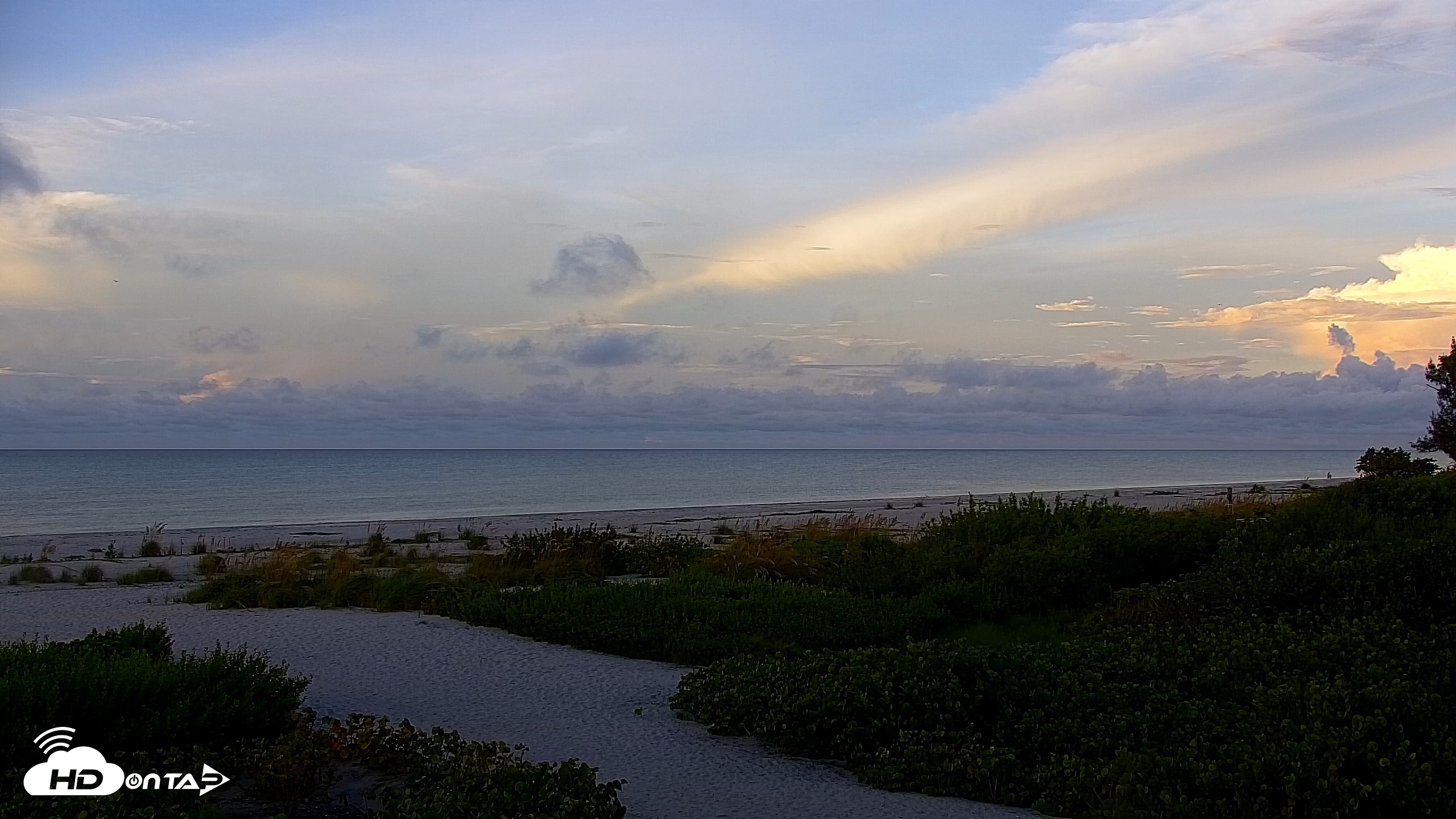 Snapshot of Sanibel Island Florida Live Beach Webcam taken Sep 2, 2026, 7:23am EDT