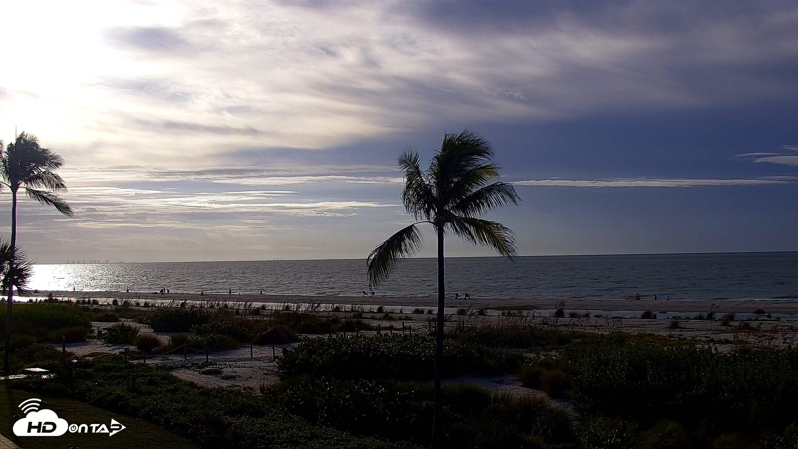 Snapshot of Sanibel Island Florida Live Beach Webcam taken Oct 1, 2026, 8:41am EDT