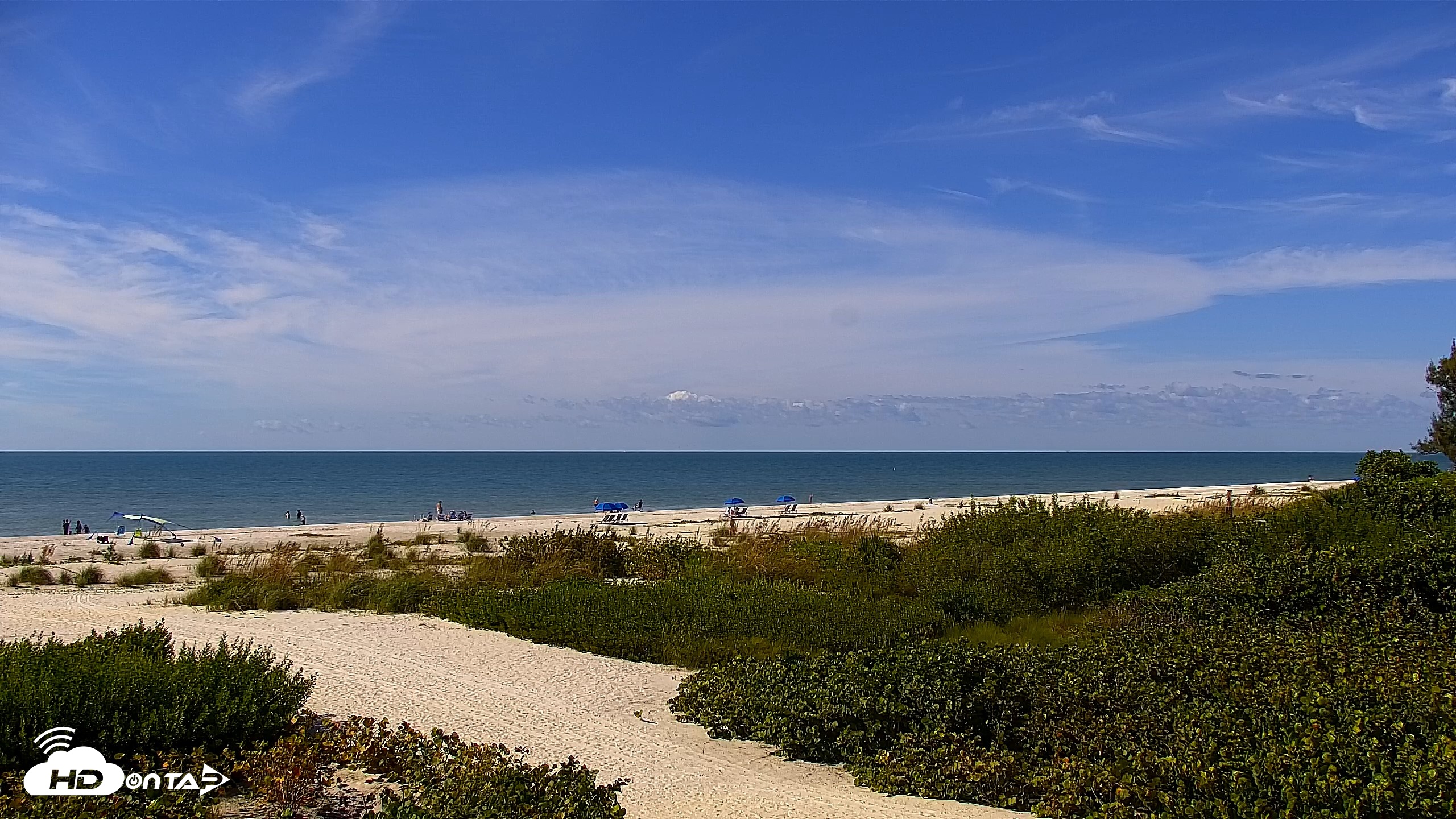 Snapshot of Sanibel Island Florida Live Beach Webcam taken Sep 28, 2026, 10:40am EDT