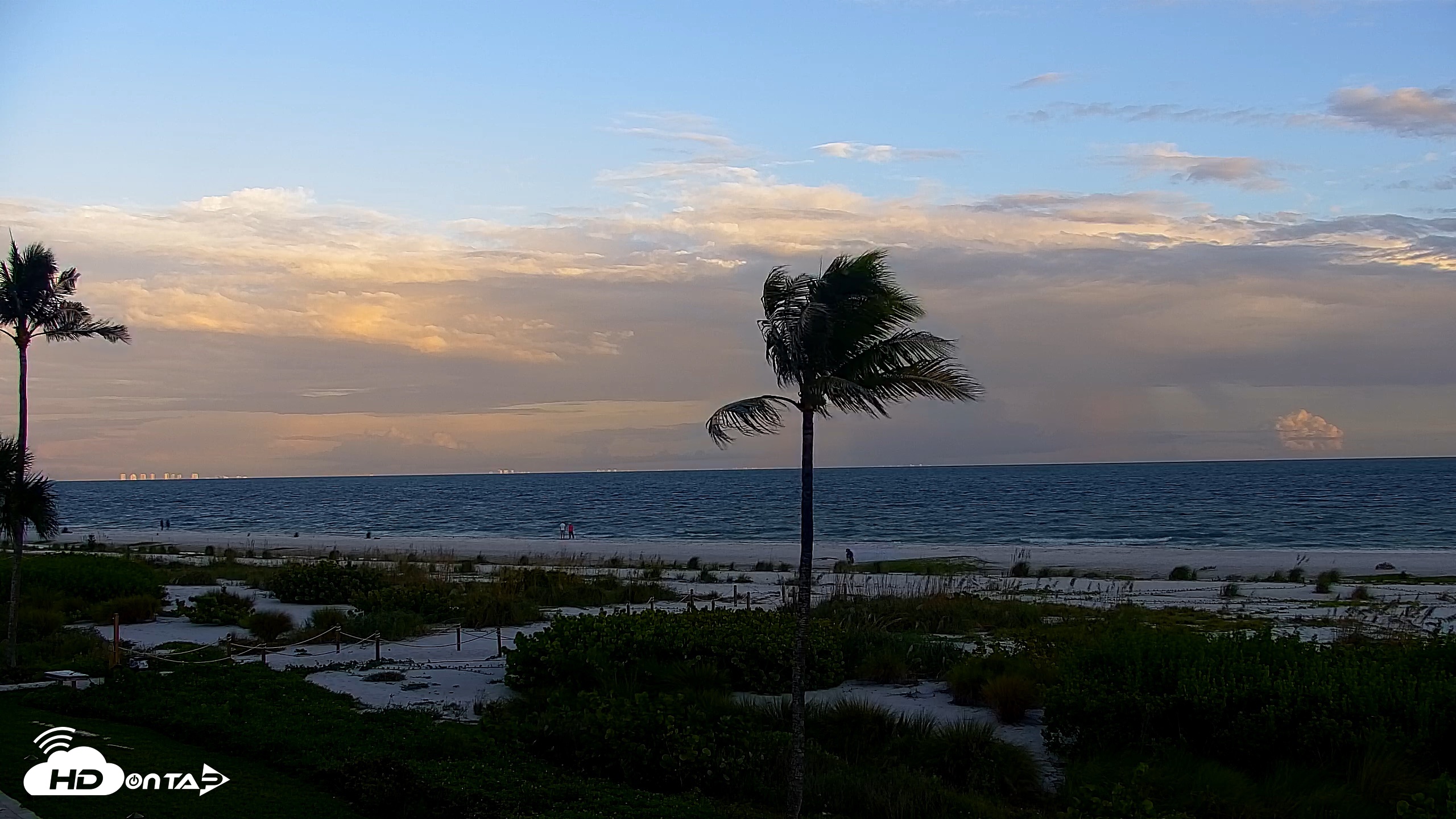 Snapshot of Sanibel Island Florida Live Beach Webcam taken Sep 17, 2026, 7:12pm EDT