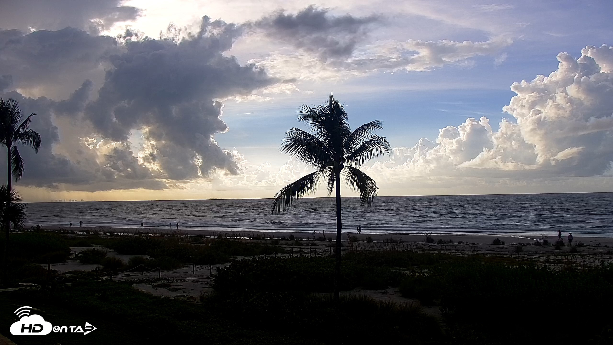 Snapshot of Sanibel Island Florida Live Beach Webcam taken Oct 10, 2026, 8:29am EDT