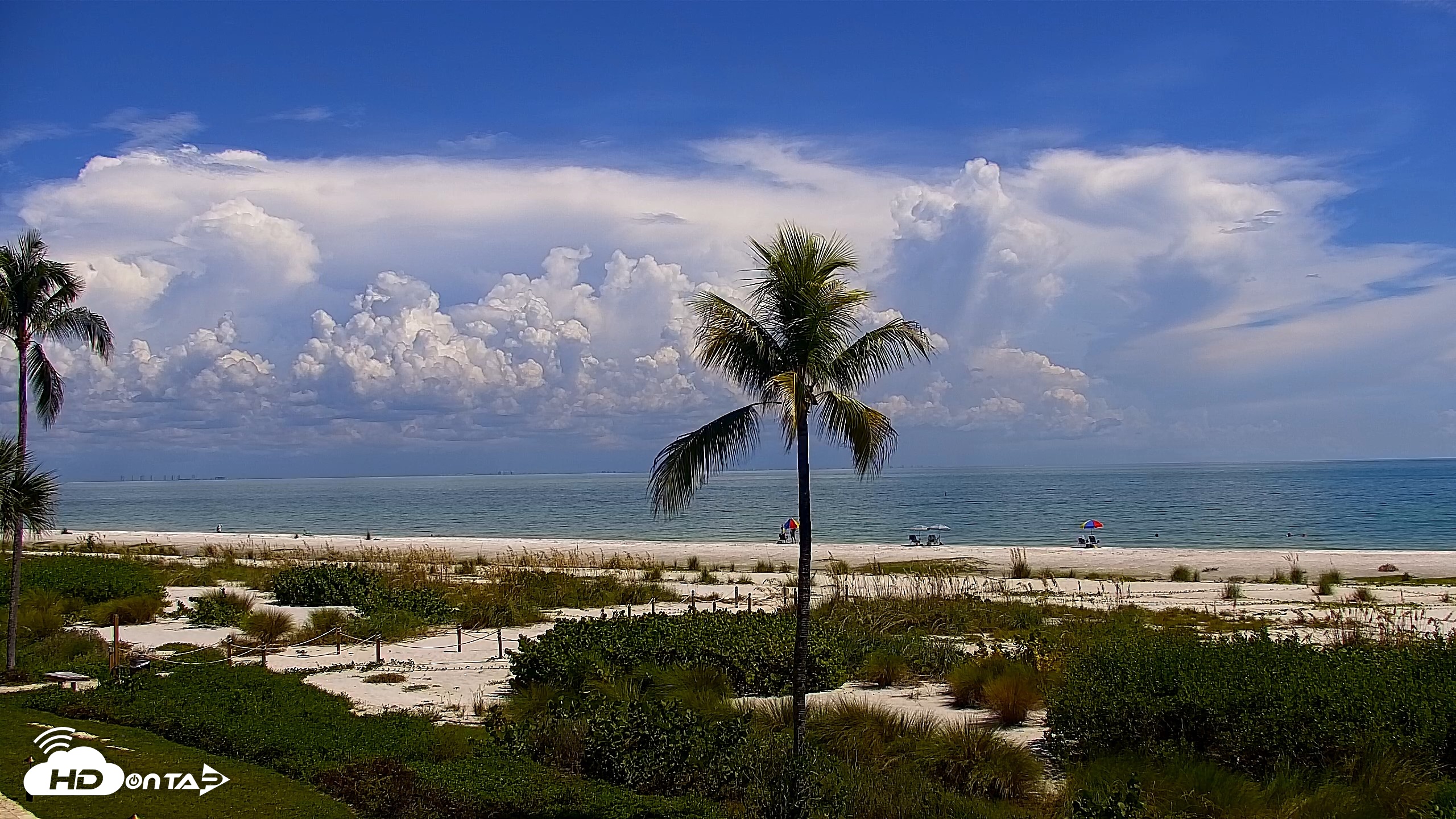 Snapshot of Sanibel Island Florida Live Beach Webcam taken Sep 9, 2026, 2:36pm EDT