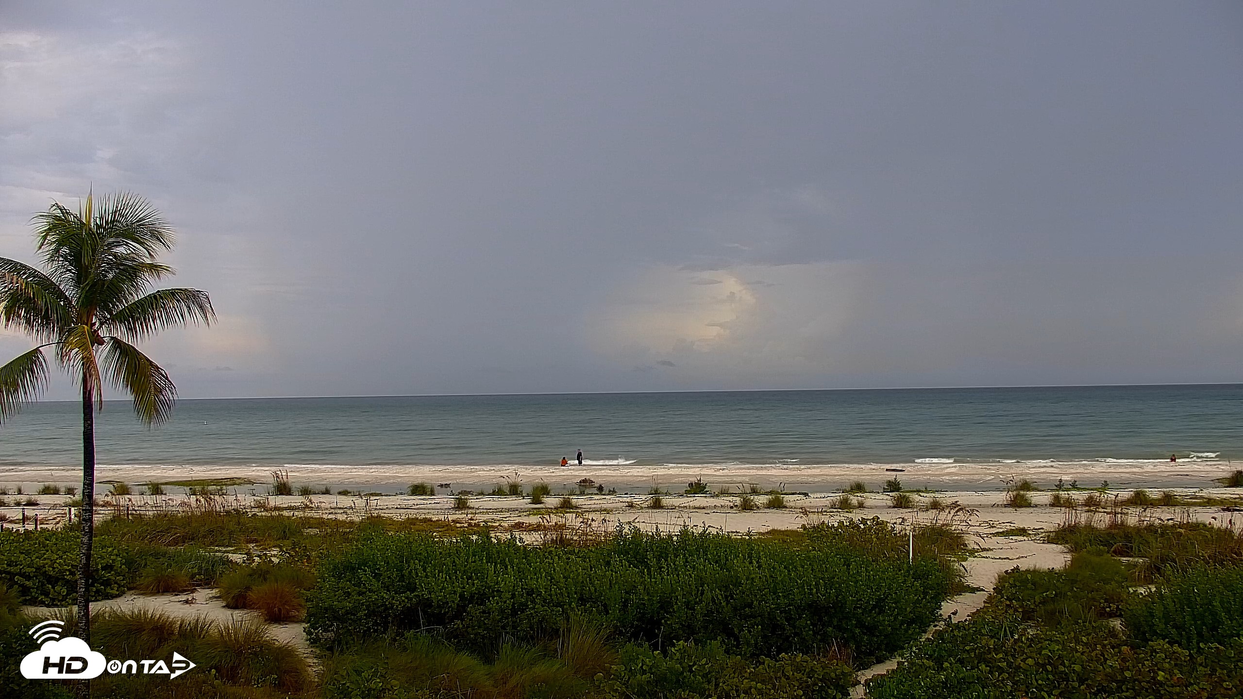 Snapshot of Sanibel Island Florida Live Beach Webcam taken Oct 7, 2026, 6:11pm EDT