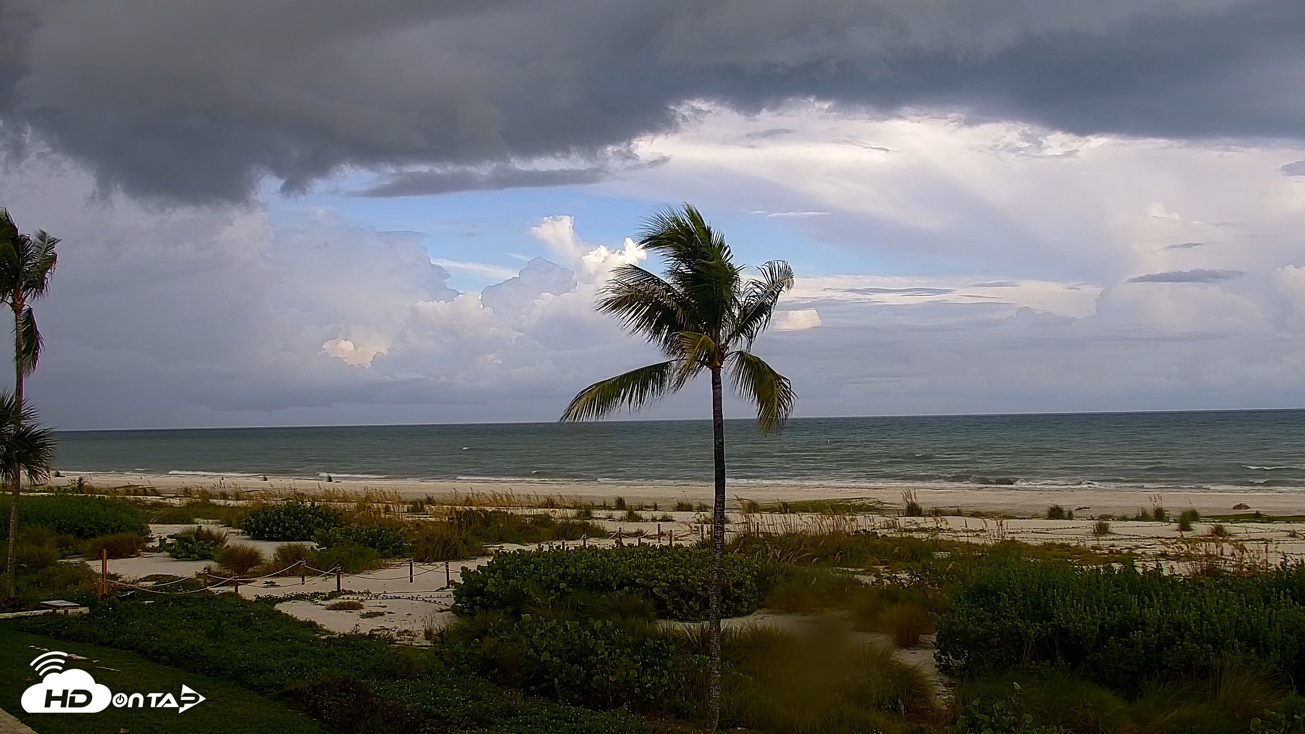 Snapshot of Sanibel Island Florida Live Beach Webcam taken Sep 22, 2026, 6:23pm EDT