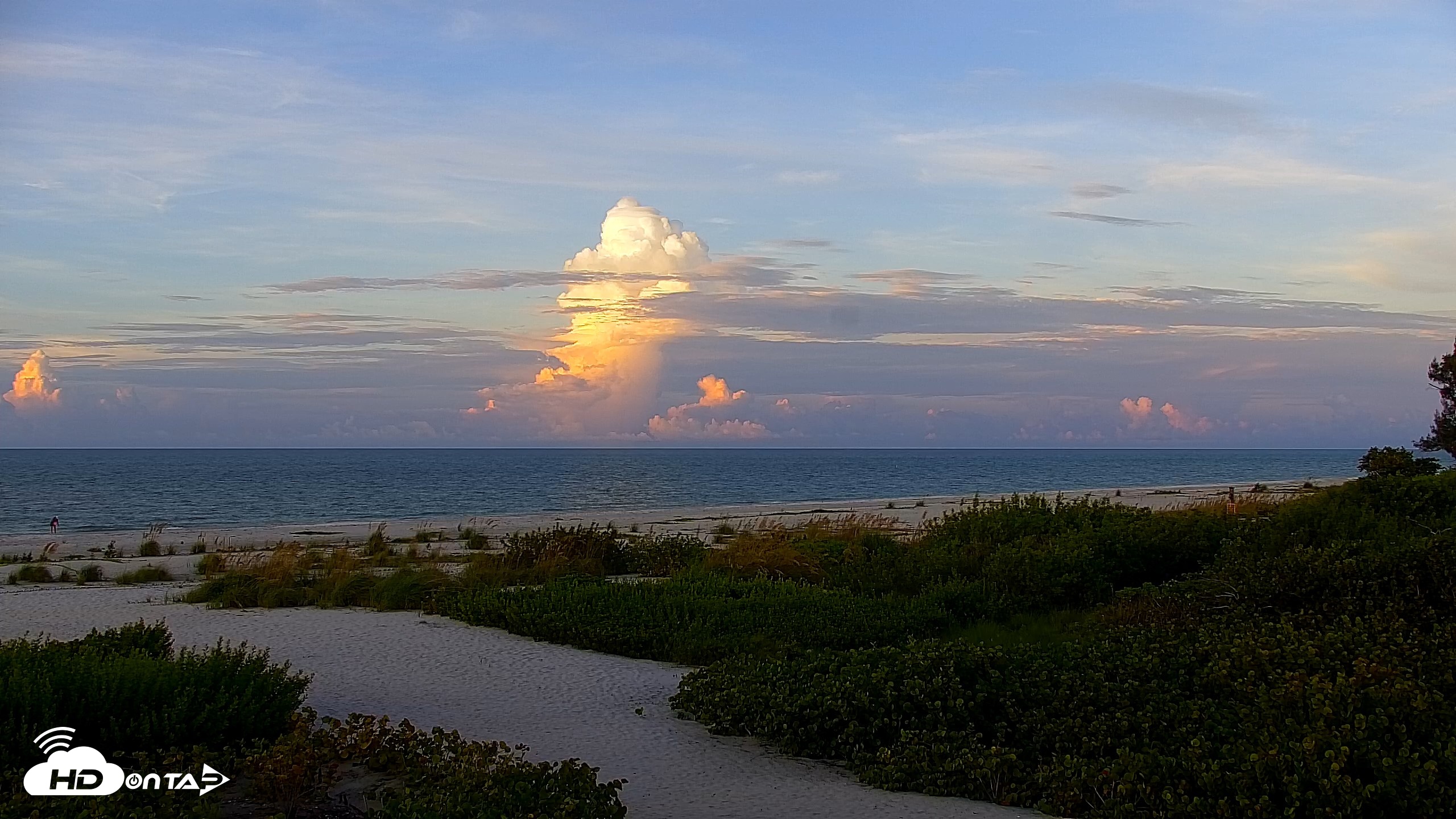 Snapshot of Sanibel Island Florida Live Beach Webcam taken Sep 9, 2026, 7:23am EDT